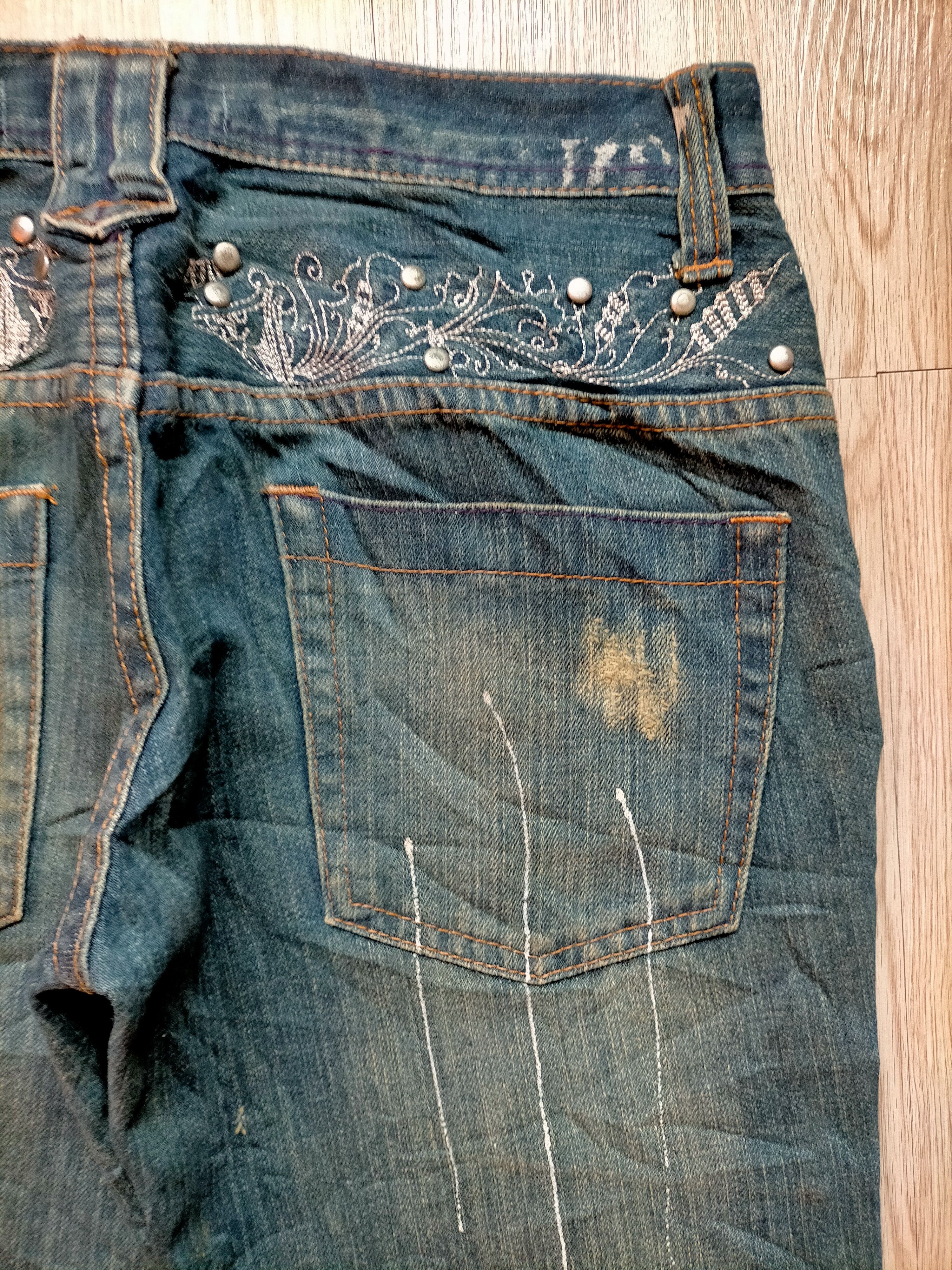 Hysteric Glamour Flare Jeans Root three Rare Design Painted Boot cut Denim Size US 30 / EU 46 - 12 Thumbnail
