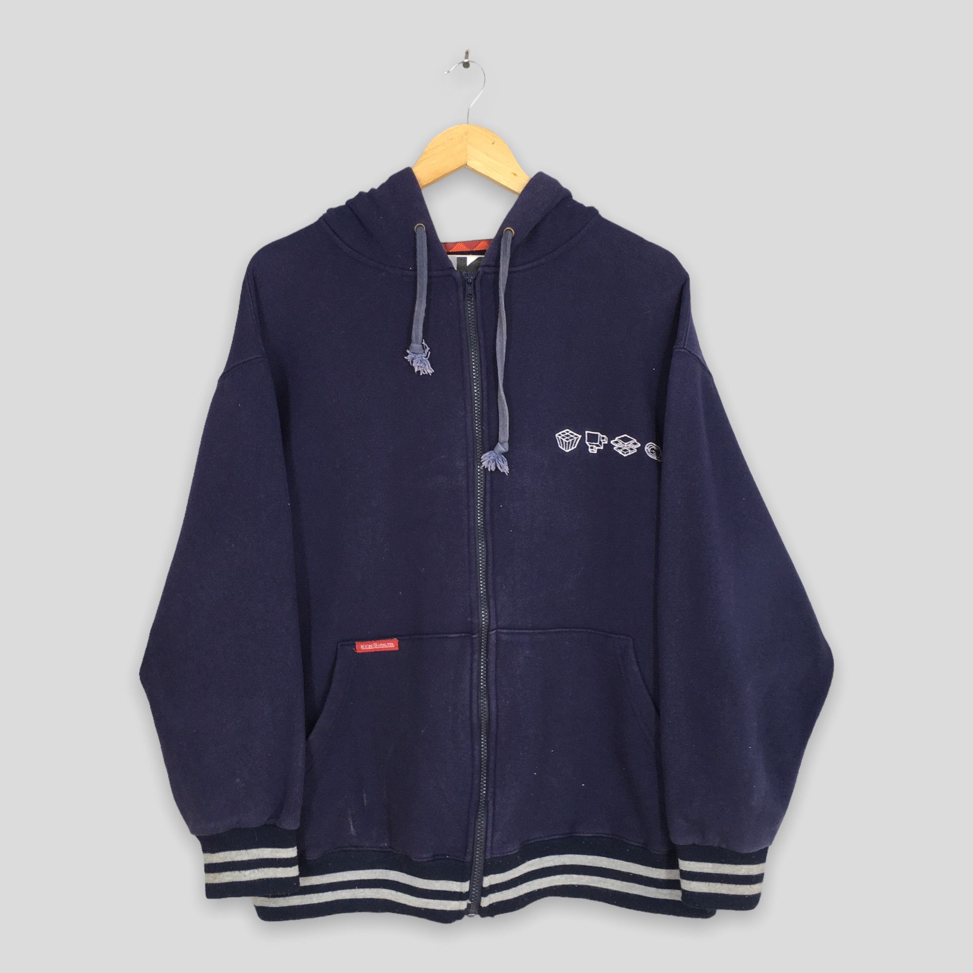 Ecko Unltd. × Marc Ecko × Vintage Vintage Ecko Function Blue Half Zipper Medium Size US M / EU 48-50 / 2 - 1 Thumbnail