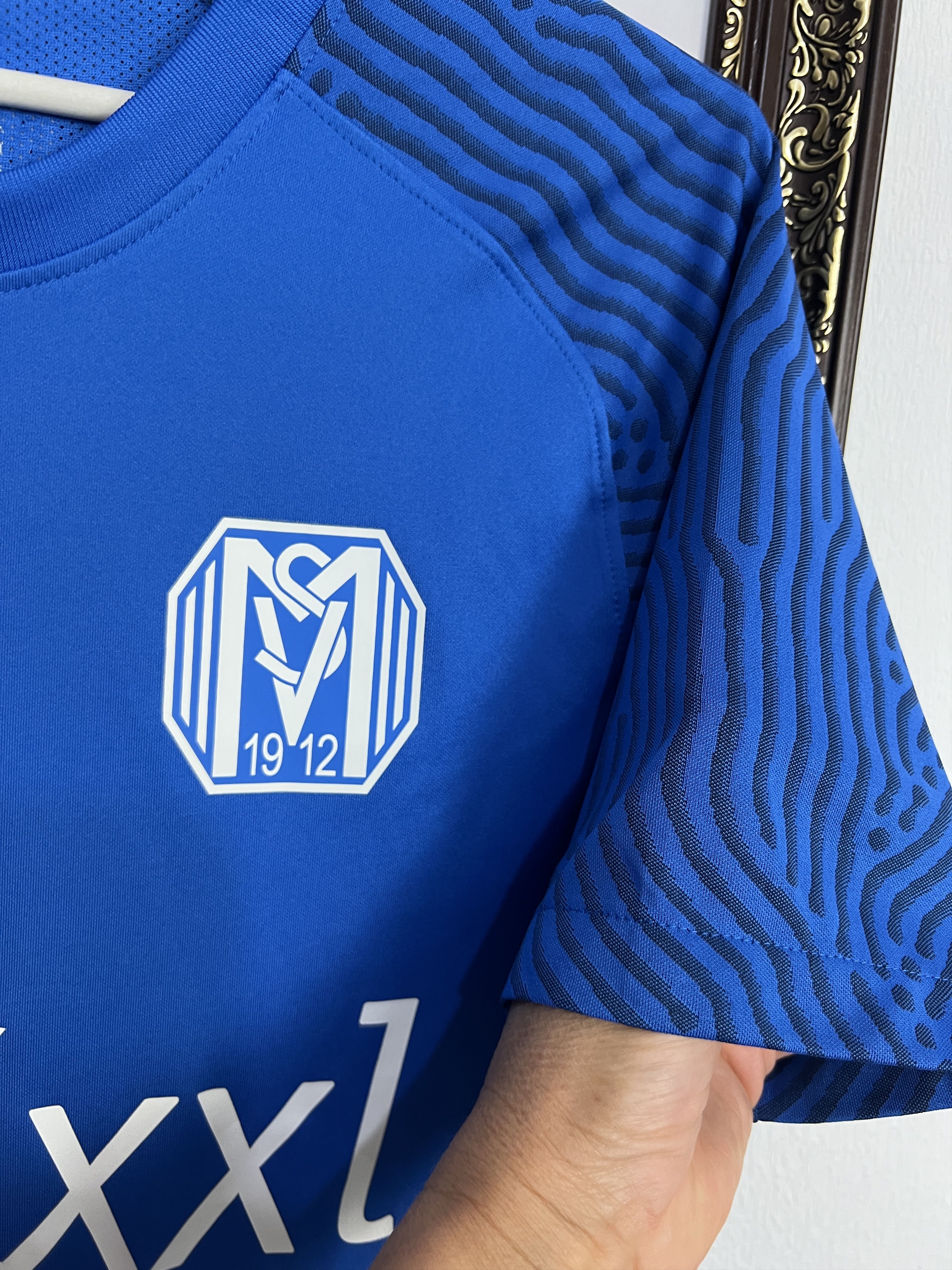 Nike SV Meppen Football Shirt Soccer Nike Blue Jersey Mens Size US M / EU 48-50 / 2 - 5 Thumbnail