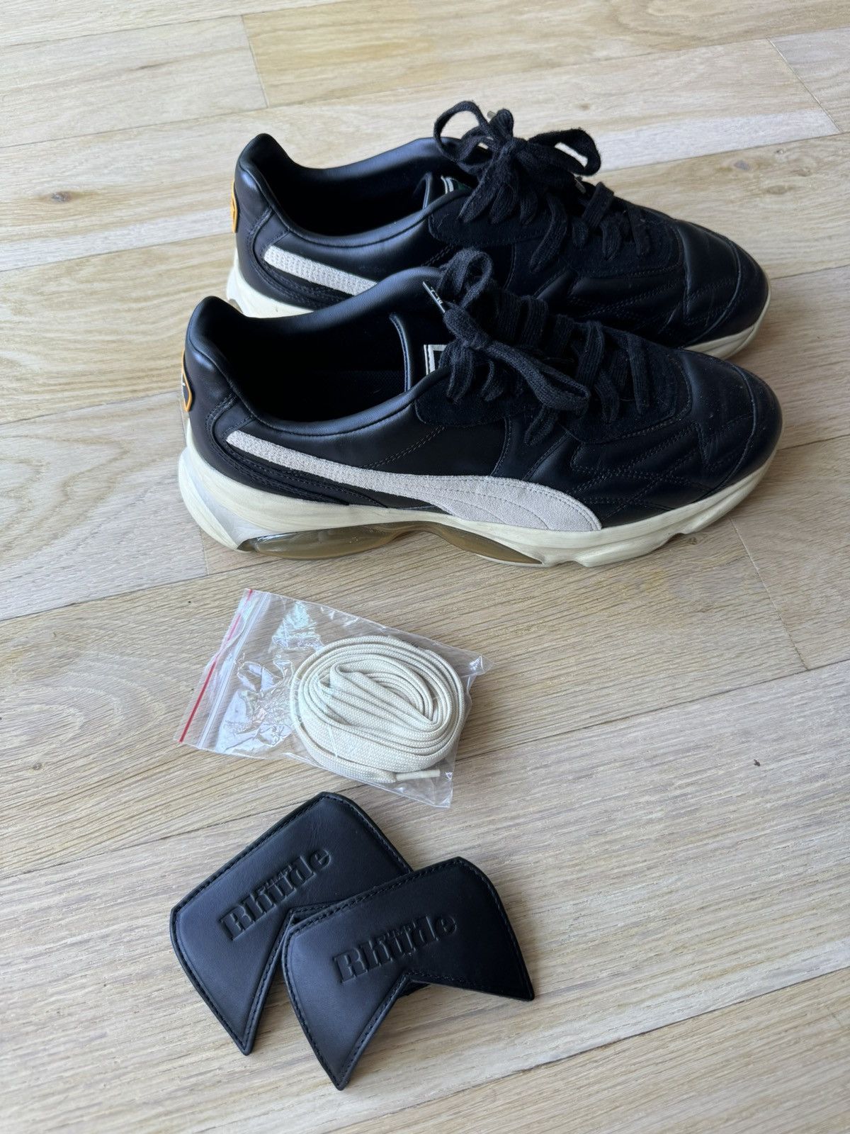 image of Puma x Rhude Cell King Rhude Shoes in Black, Men's (Size 11)