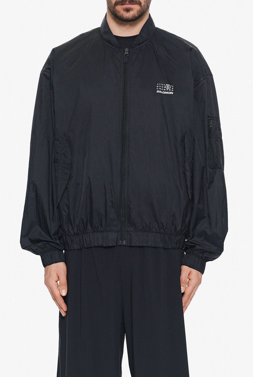 MM6 MM6 Maison Margiela x Salomon Black Bomber Jacket Size US M / EU 48-50 / 2 - 1 Thumbnail