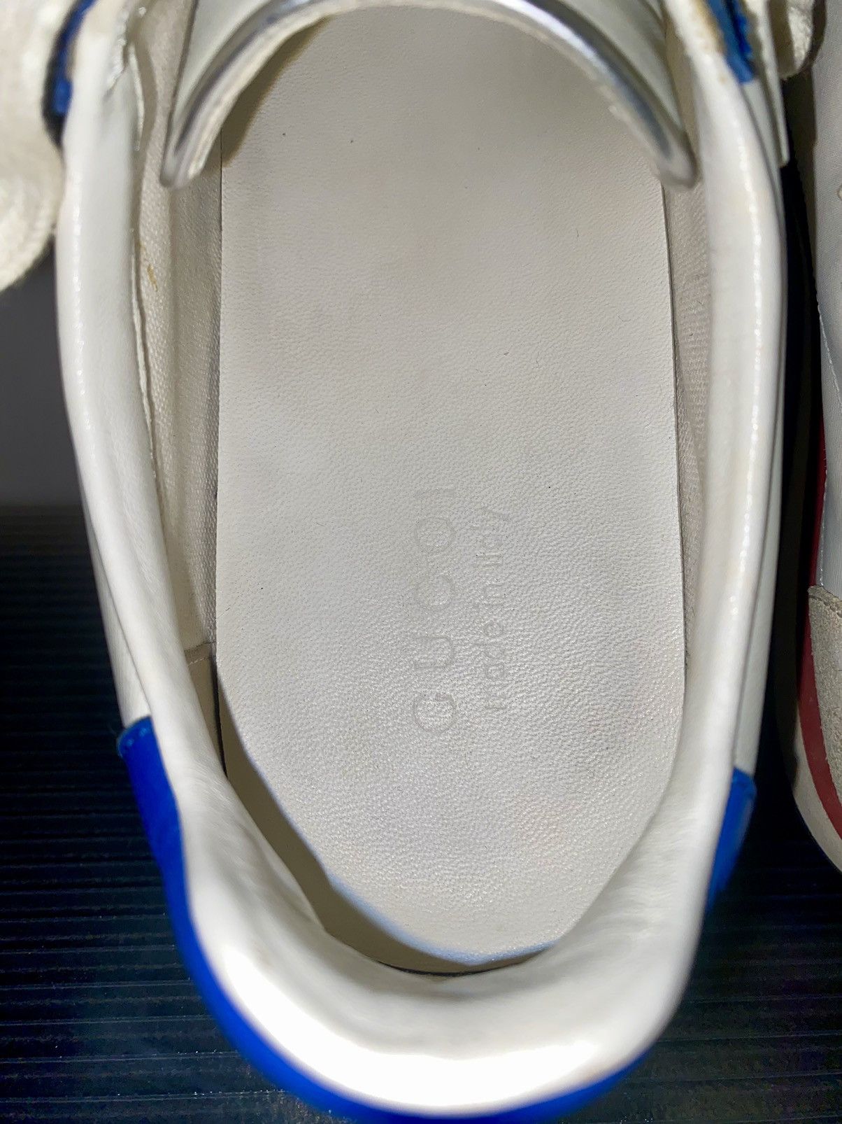 Gucci Gucci 🇮🇹 x Tom Ford white blue suede GG sneaker 9.5uk VINTAGE Size US 10.5 / EU 43-44 - 3 Thumbnail