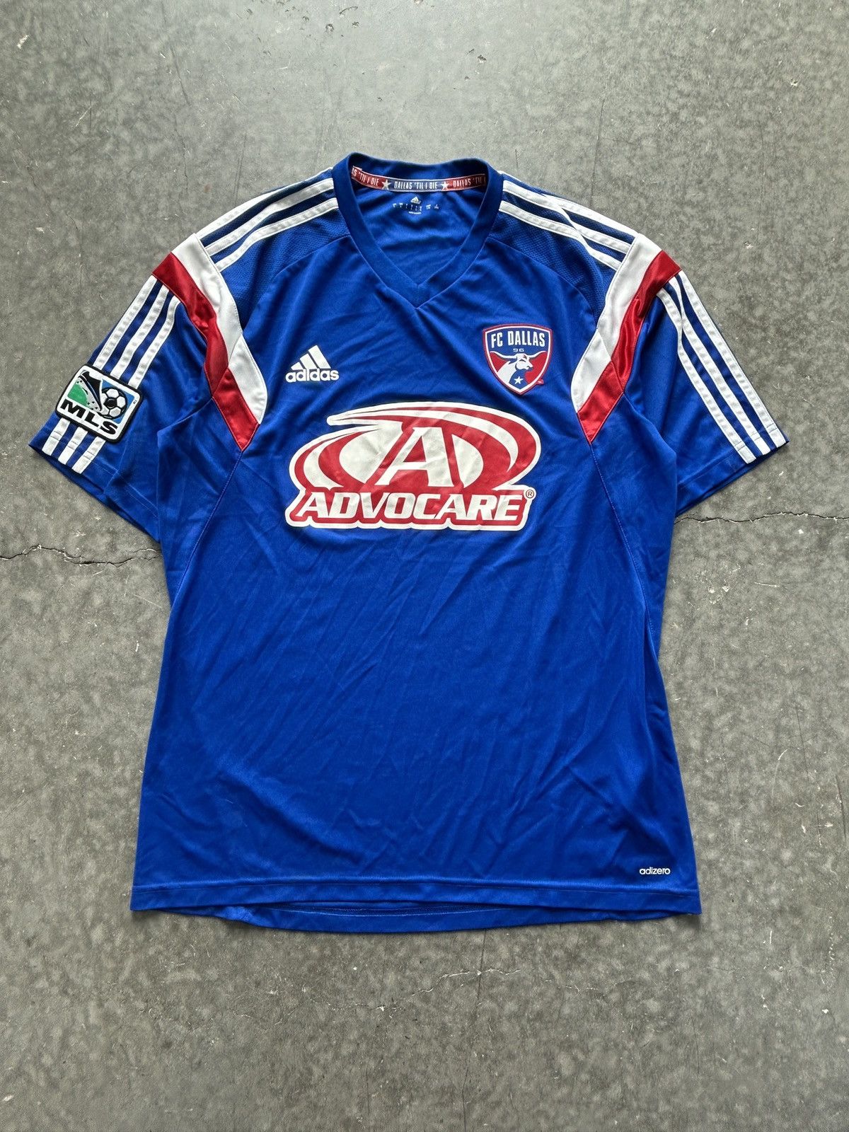 Adidas 2013 Adidas FC Dallas Soccer Jersey Size US L / EU 52-54 / 3 - 1 Thumbnail