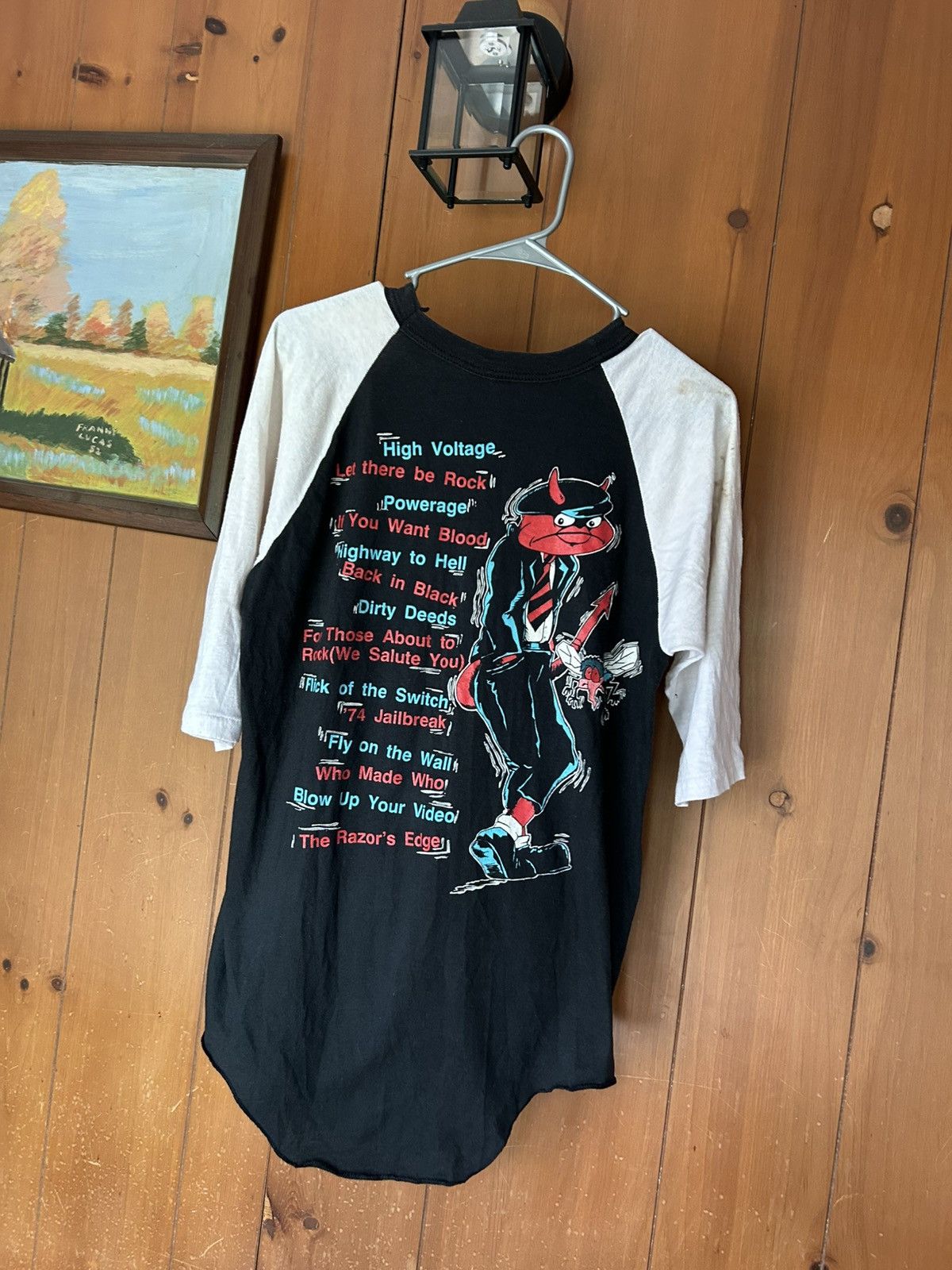 Other Vintage 1990 AC DC Tour Shirt Size Large Metal Rock Size US L / EU 52-54 / 3 - 18 Thumbnail