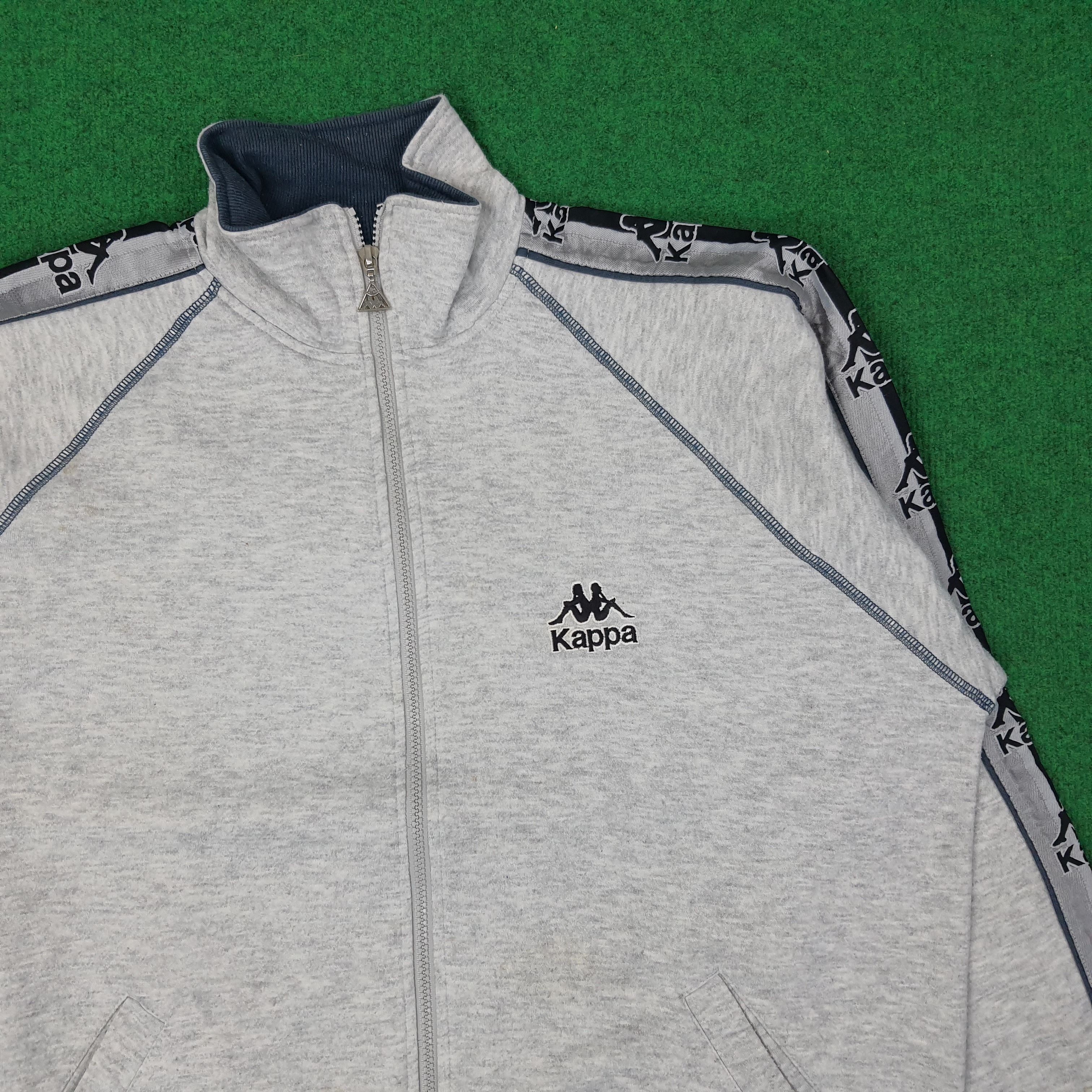 Kappa Vintage Kappa Italian Sportwear Zipper Sweatshirt C268N12 Size US XL / EU 56 / 4 - 2 Thumbnail