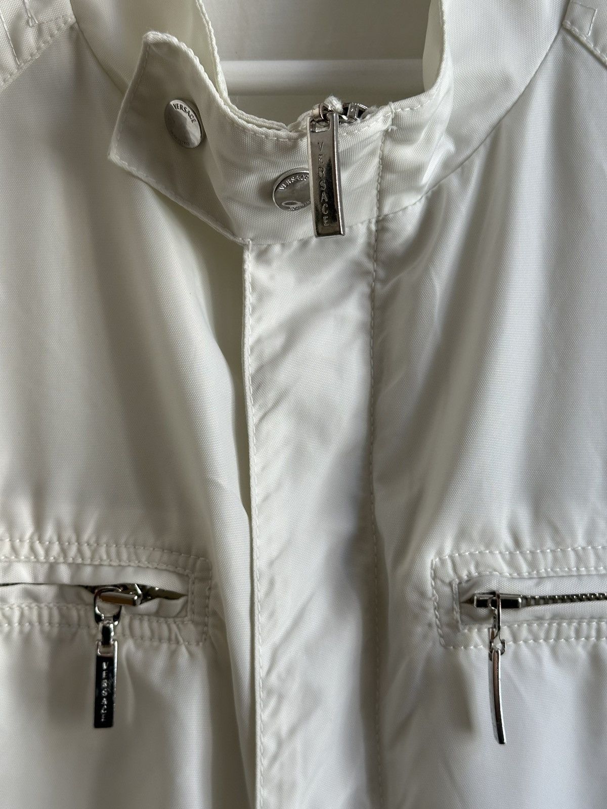 Versace Versace Collection Vintage Rare Luxury Cropped Zipper Jacket Size US M / EU 48-50 / 2 - 11 Thumbnail