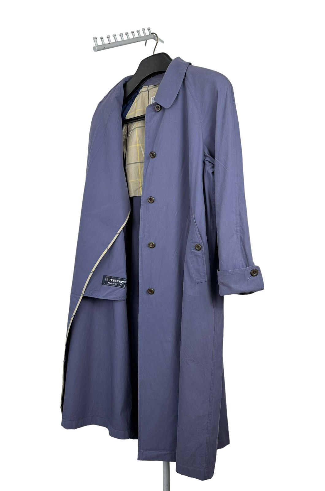 Burberry Burberry Mac Coat Classic Single-Breasted Navy Size US XL / EU 56 / 4 - 1 Thumbnail