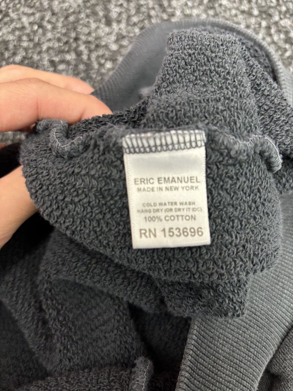 Eric Emanuel Eric Emanuel EE Crewneck Black/Black Size US S / EU 44-46 / 1 - 4 Thumbnail