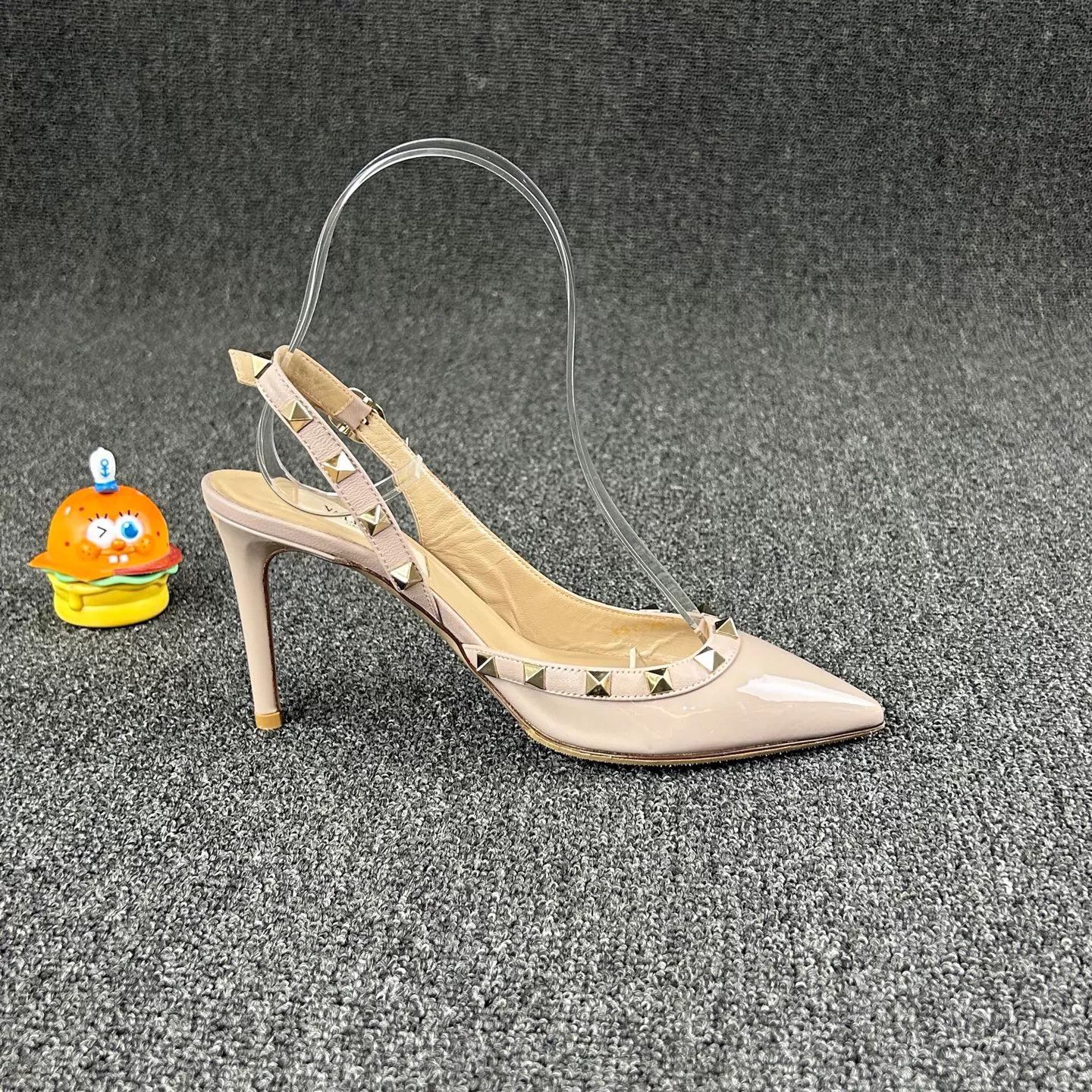 Valentino Valentino Nude Studded High Heels Size 35 Size US 4.5 / IT 34.5 - 4 Thumbnail