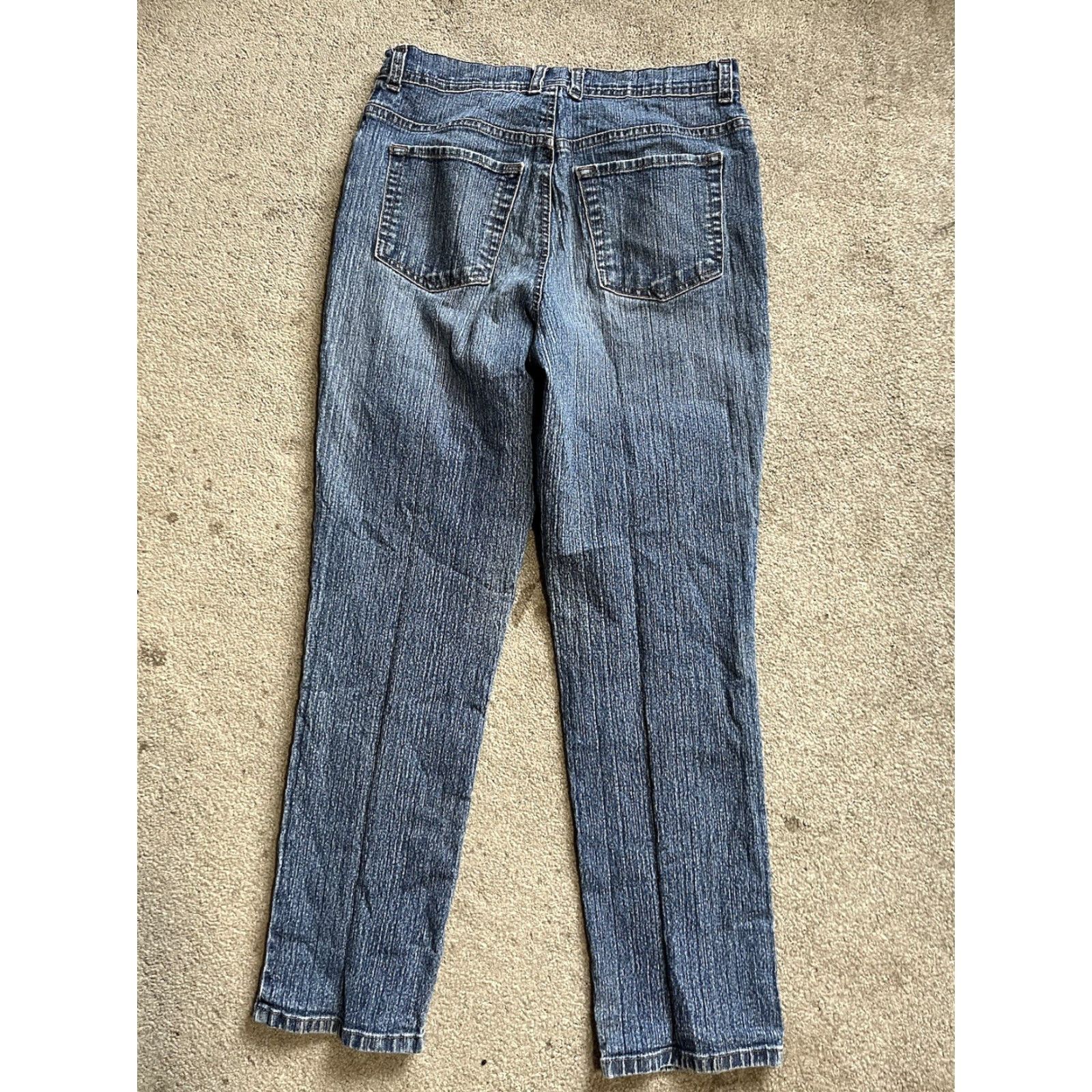 Gloria Vanderbilt Gloria Vanderbilt Amanda Jeans Tapered 8P 8 Regular Blue Denim Cotton Elastane Women Modern Stretch 90s Vintage No Size 30" / US 8 / IT 44 - 3 Thumbnail