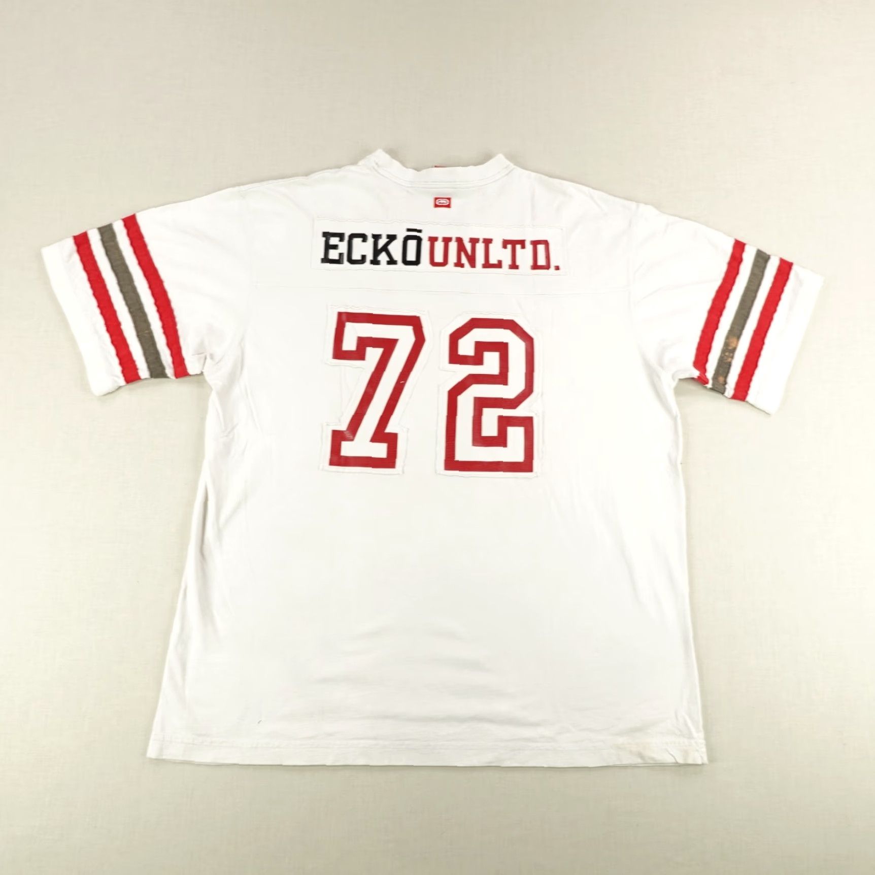 Ecko Unltd. VINTAGE Ecko Unltd Shirt Large White Graphic Print Football Helmet Tee Y2K Mens Size US L / EU 52-54 / 3 - 6 Thumbnail