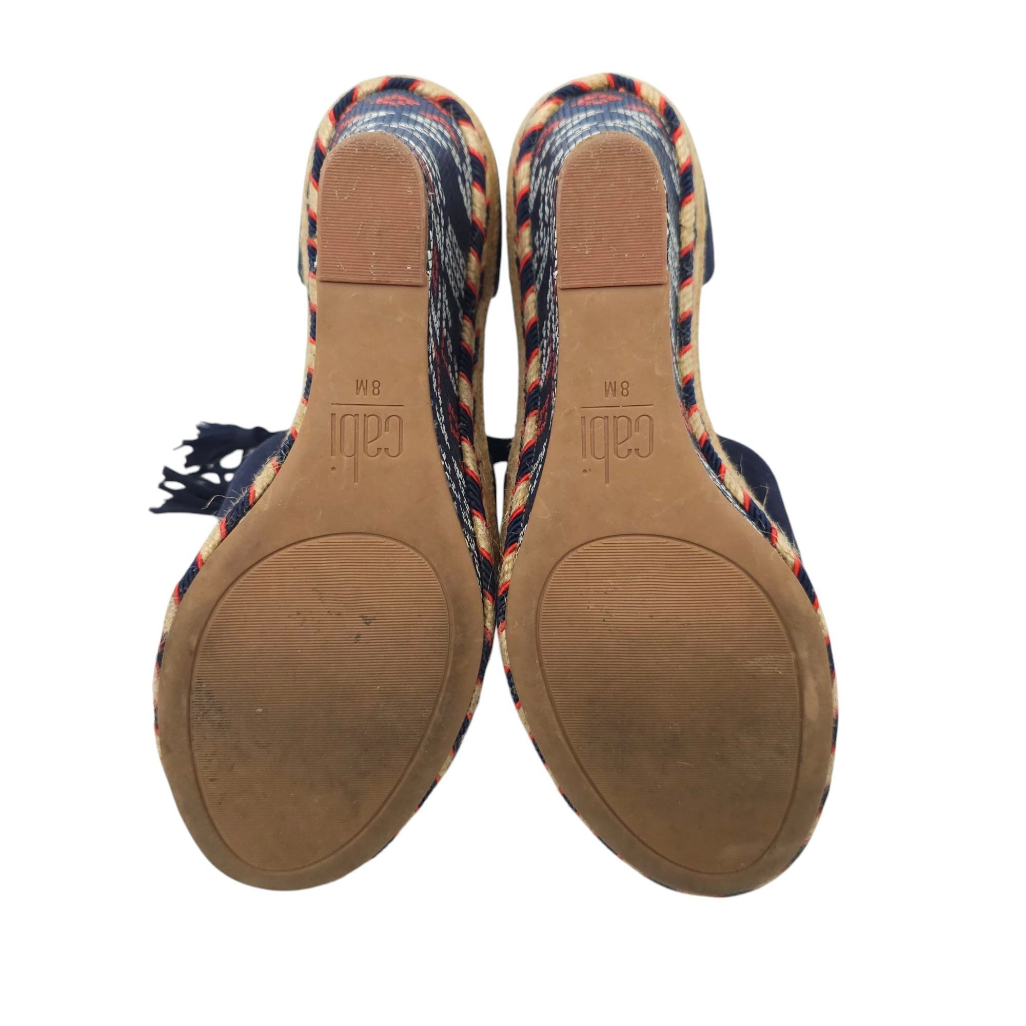 Other Cabi Isla Espadrille Wedge Sandals Womens 8 M Ankle Wrap Size US 8 / IT 38 - 7 Thumbnail