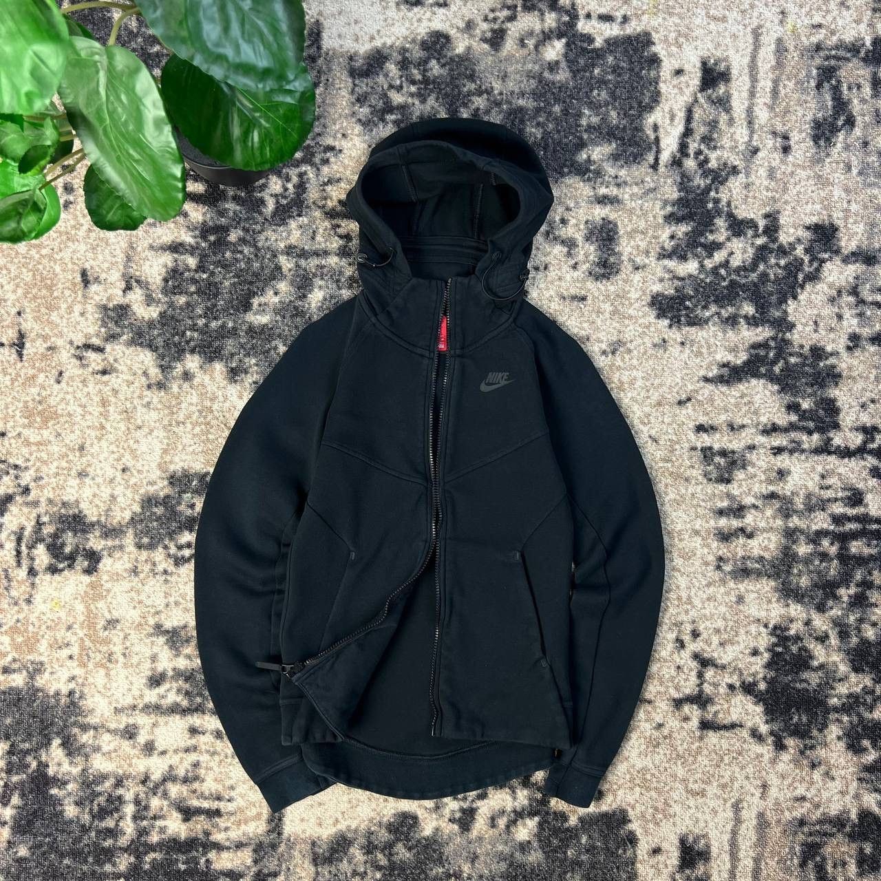 Nike Nike Tech Fleece Mini Logo Zip Up Hoodie Drill Style Size XS / US 0-2 / IT 36-38 - 1 Thumbnail