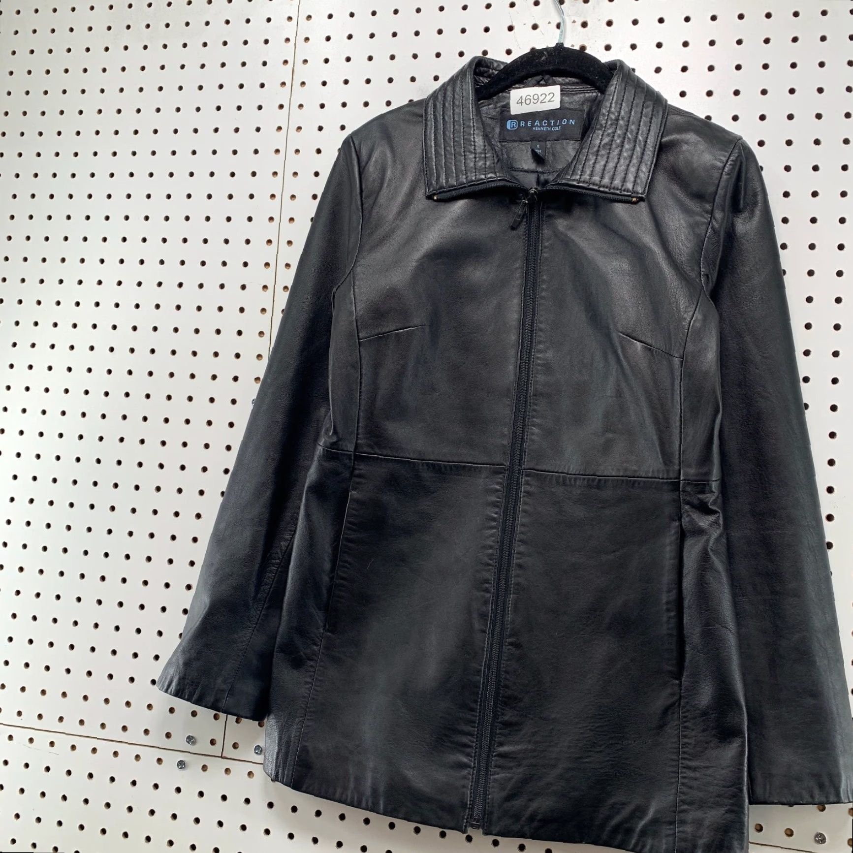 Kenneth Cole Kenneth Cole Leather Jacket Women Small Black Lightweight Y2K Business Work Size S / US 4 / IT 40 - 6 Thumbnail