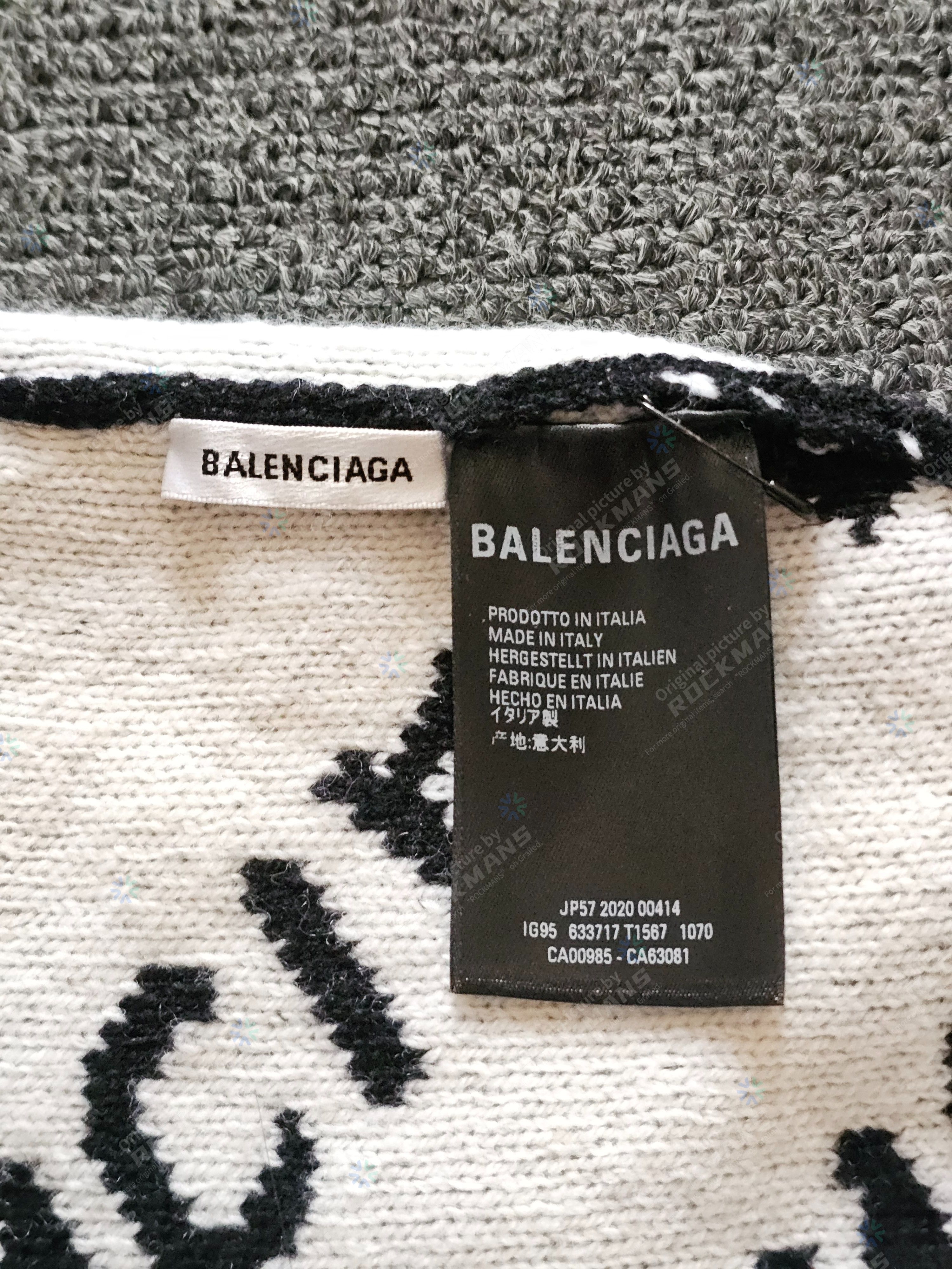 Balenciaga Balenciaga Black Wool Knit Hat/Cap Size 30 - 3 Thumbnail