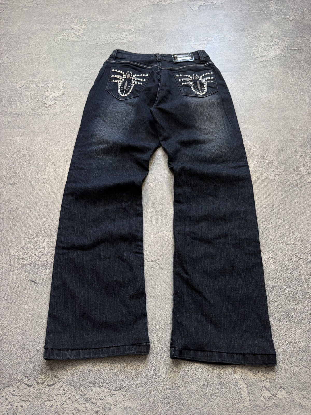 超希少✨　ヴィンテージ　D&G y2k デカロゴ　2000年　シルバー Dolce & Gabbana Rare Vintage D&G Big Logo Dolce&Gabbana jeans Drip