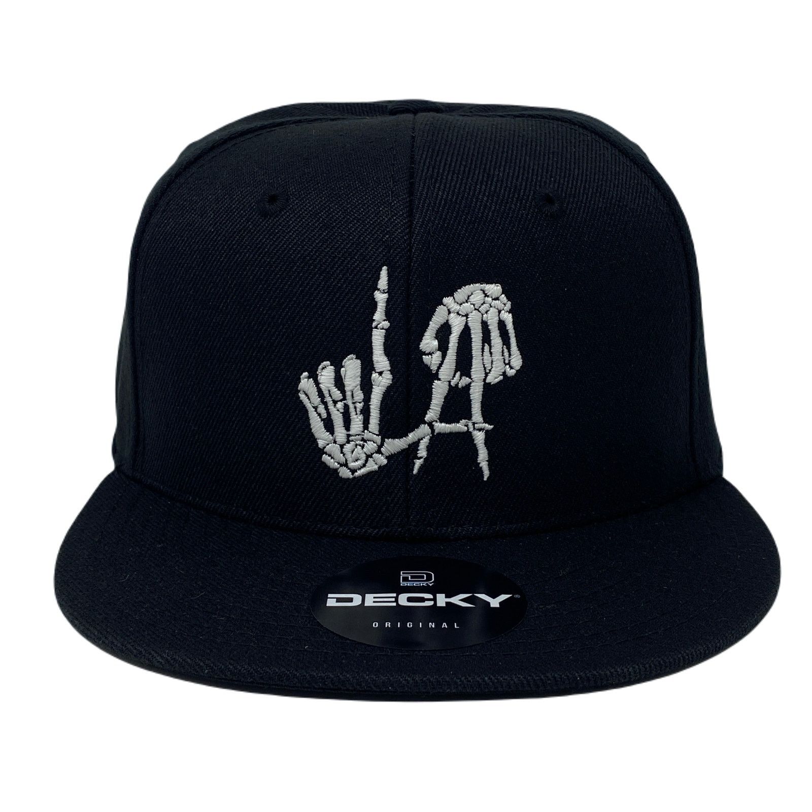Other Los Angeles Bones Snapback Hat All Black GLOW In The Dark Size ONE SIZE - 5 Thumbnail