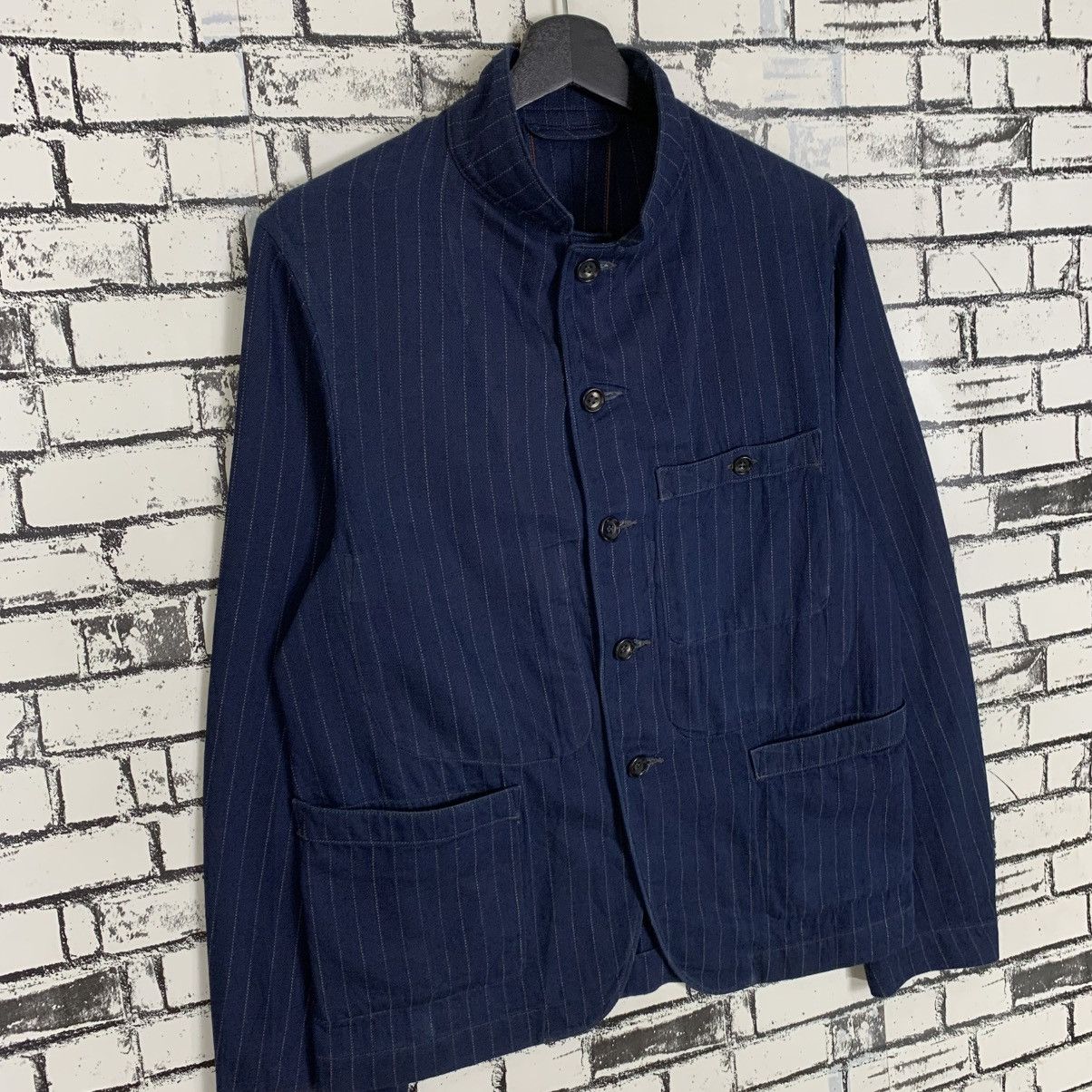 45rpm Vintage 45 Rpm Studio Hickory Denim Jacket Size 2 Size XS / US 0-2 / IT 36-38 - 2 Thumbnail