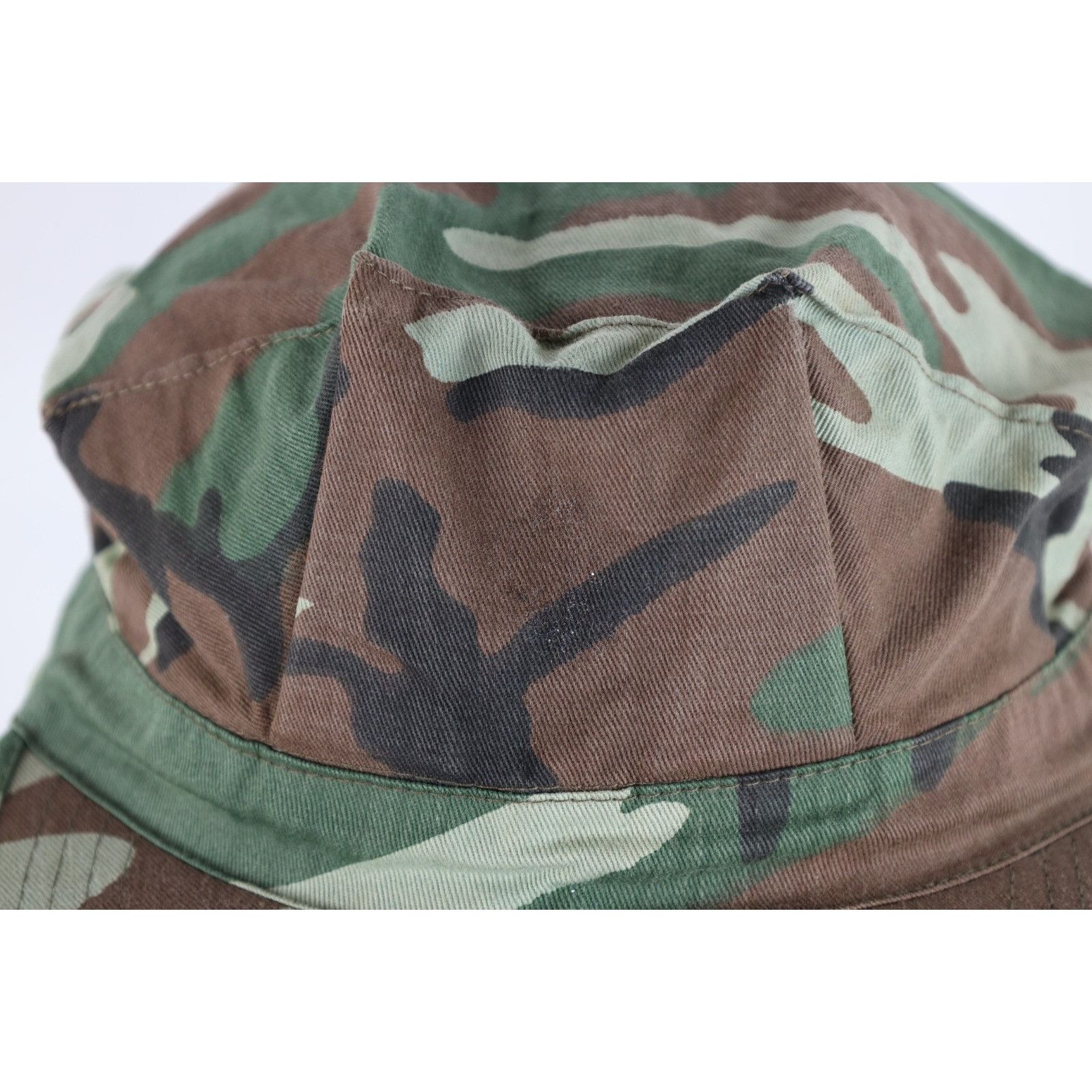 Vintage Vintage 60s 70s Streetwear Military Style Camouflage Hat Size ONE SIZE - 3 Thumbnail