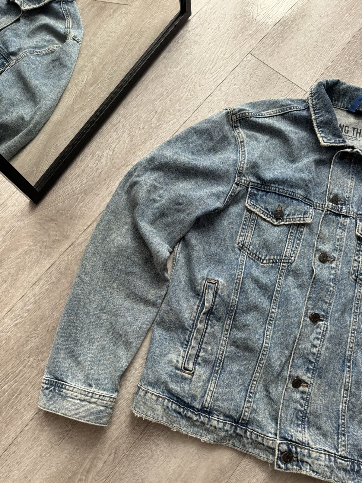 H&M × Young Thug Young Thug Denim Cherub YSL Limited Release H&M Jacket Rap Size US L / EU 52-54 / 3 - 7 Thumbnail