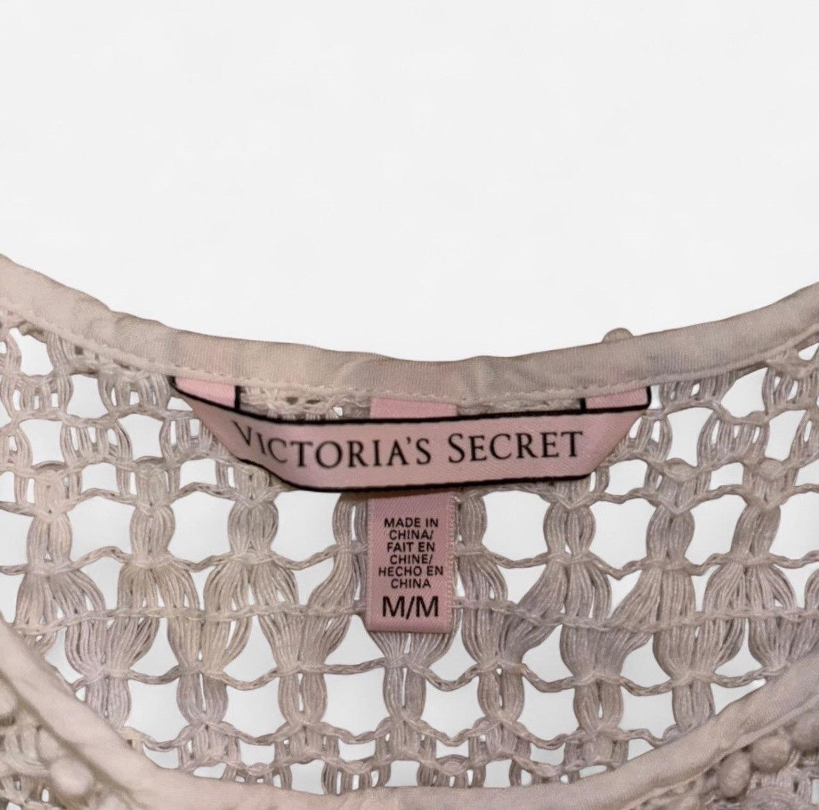 Victoria's Secret Crocheted Victoria’s Secret Tank Top Size M / US 6-8 / IT 42-44 - 3 Thumbnail