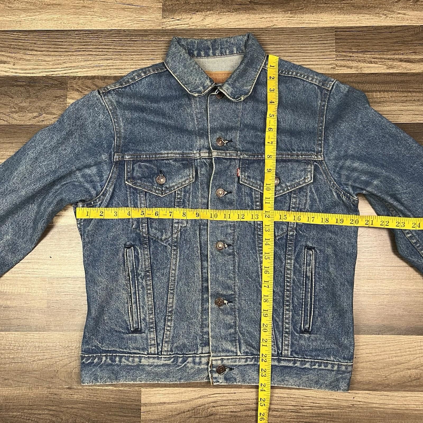 Levi's VTG Levis Denim Jacket Trucker Blue Jean USA Type III Sz 40R Size US M / EU 48-50 / 2 - 3 Thumbnail