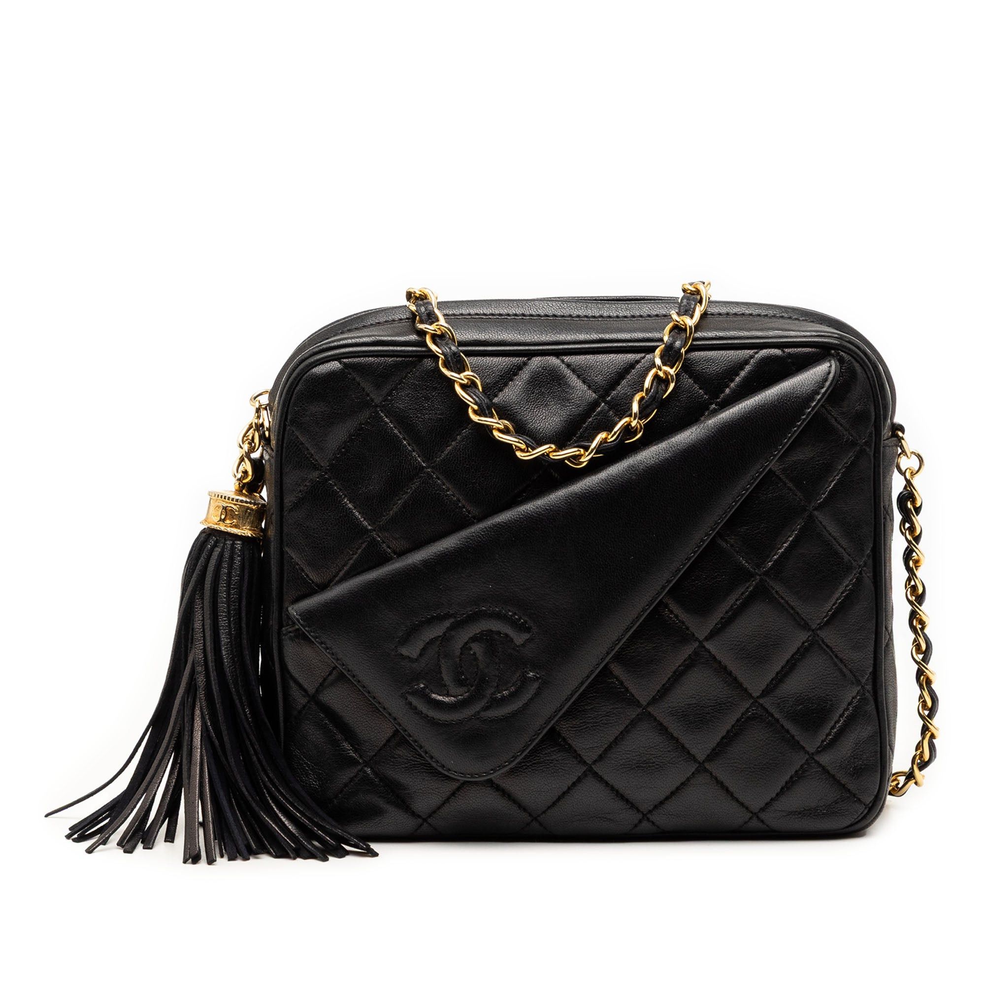 Chanel Mini CC Quilted Lambskin Tassel Camera Bag Size ONE SIZE - 1 Thumbnail