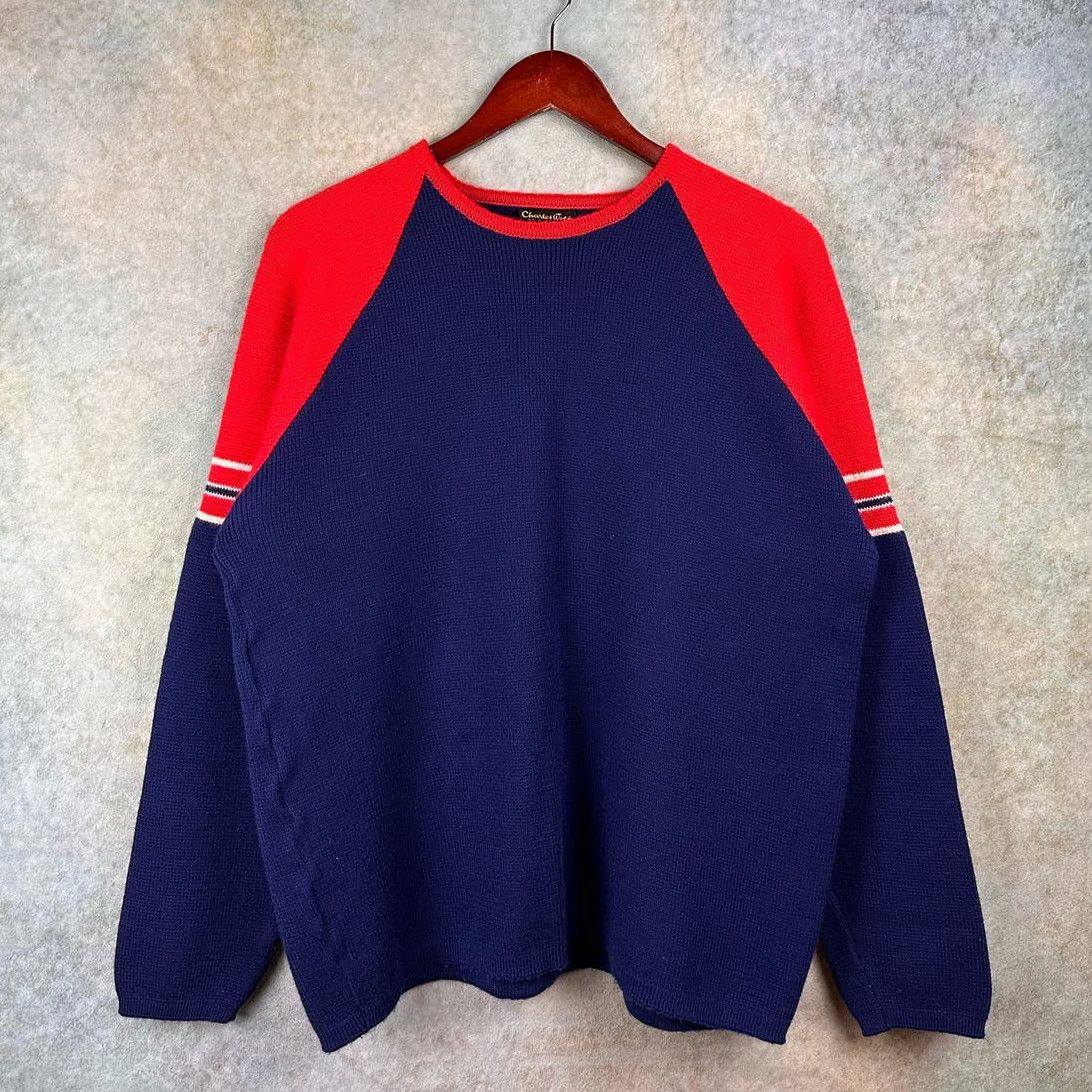 Vintage Vintage 70s Norwegian Knit Wool Sweater Sz L Pullover Size US L / EU 52-54 / 3 - 9 Preview