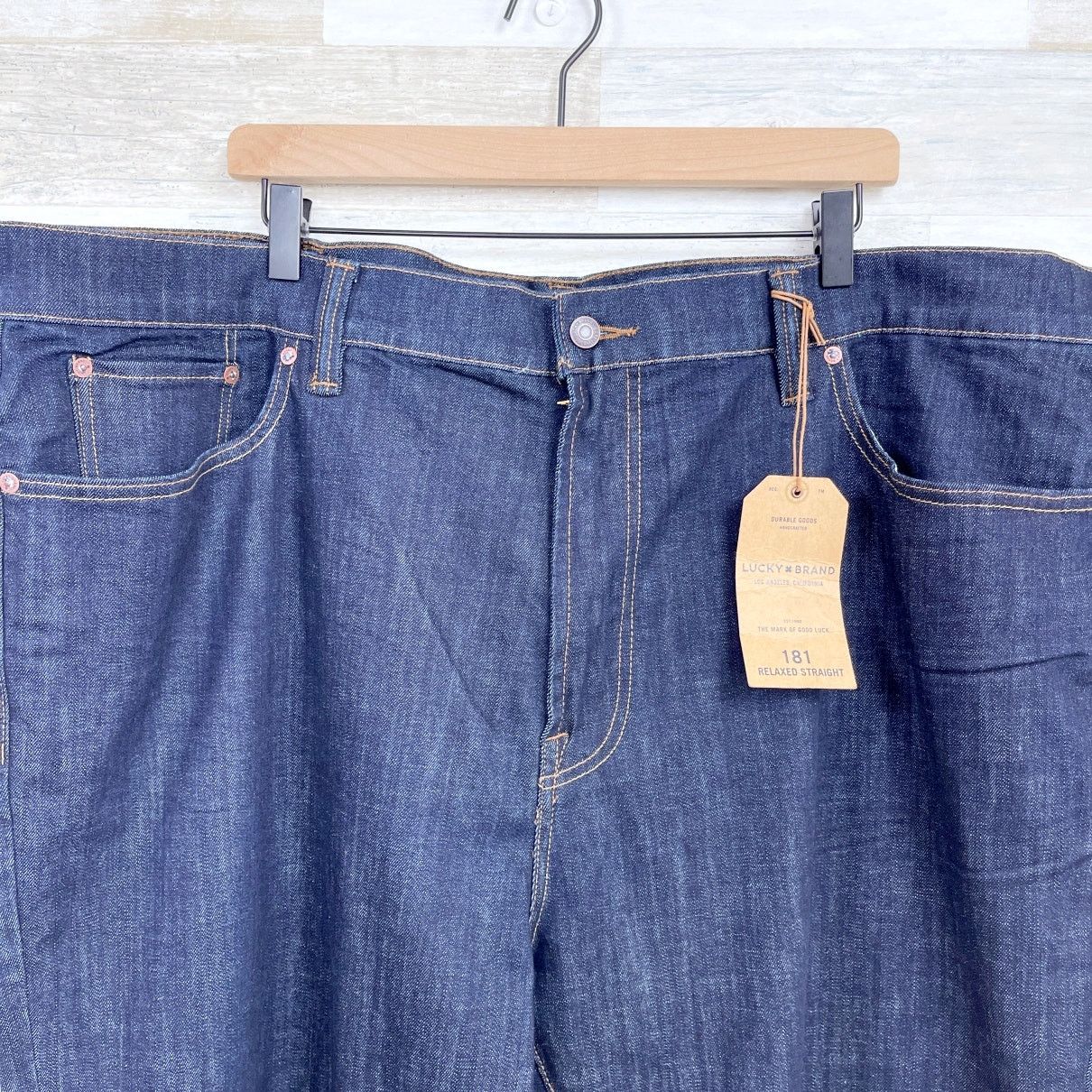 Lucky Brand Lucky Brand 181 Relaxed Jeans Dark Mens 48 Size US 44 / EU 60 - 2 Thumbnail