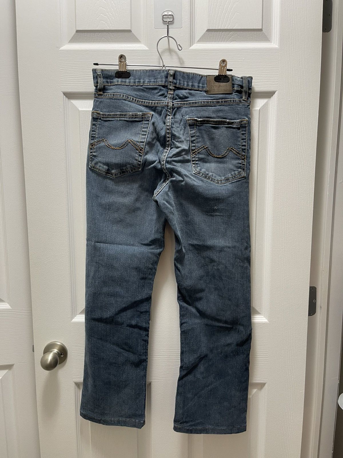 Vintage Urban Star Distressed Blue Denim Rocker Jeans Size US 32 / EU 48 - 2 Thumbnail