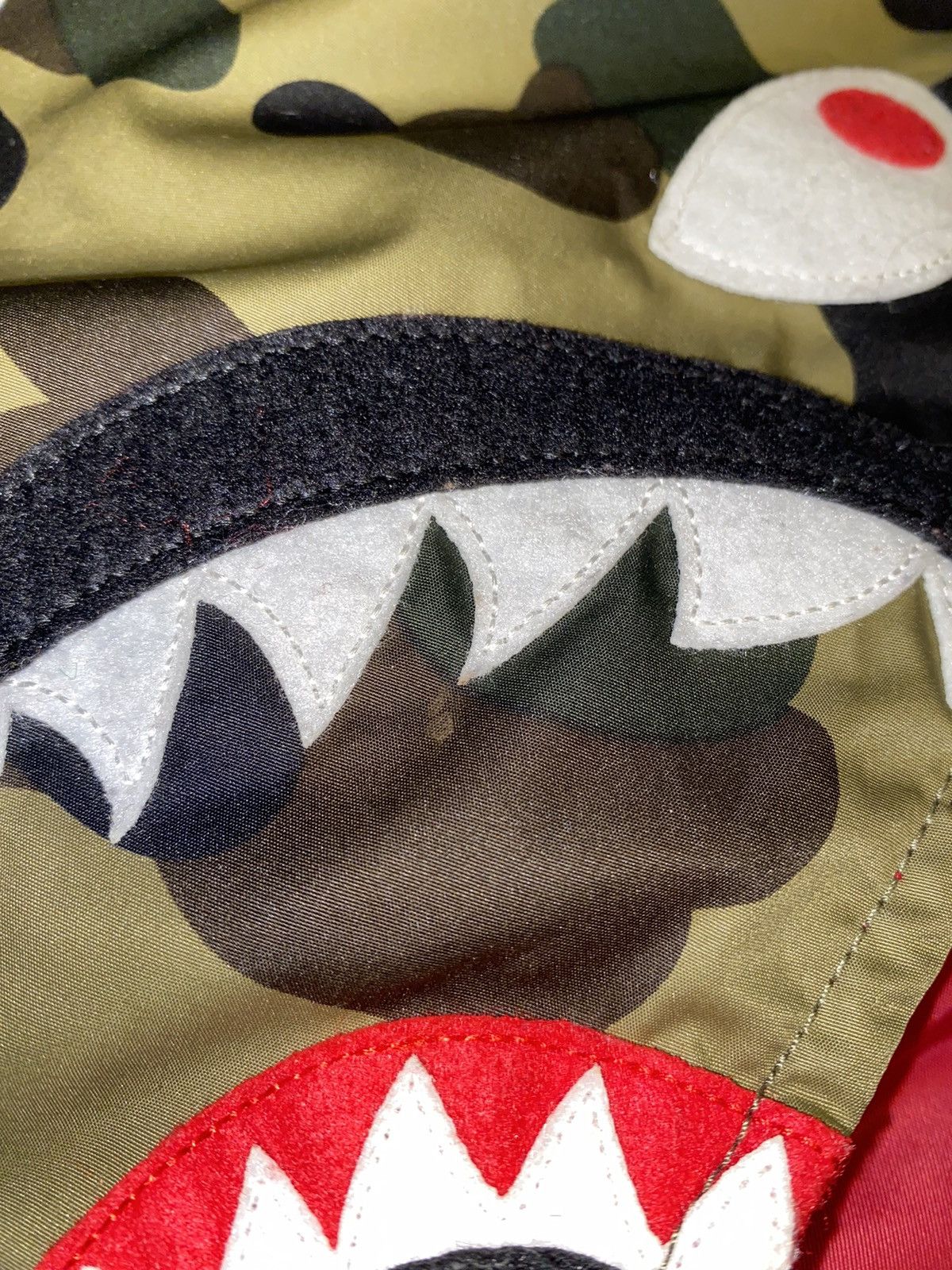 Bape BAPE SHARK NYLON VARSITY JACKET Size US L / EU 52-54 / 3 - 7 Thumbnail