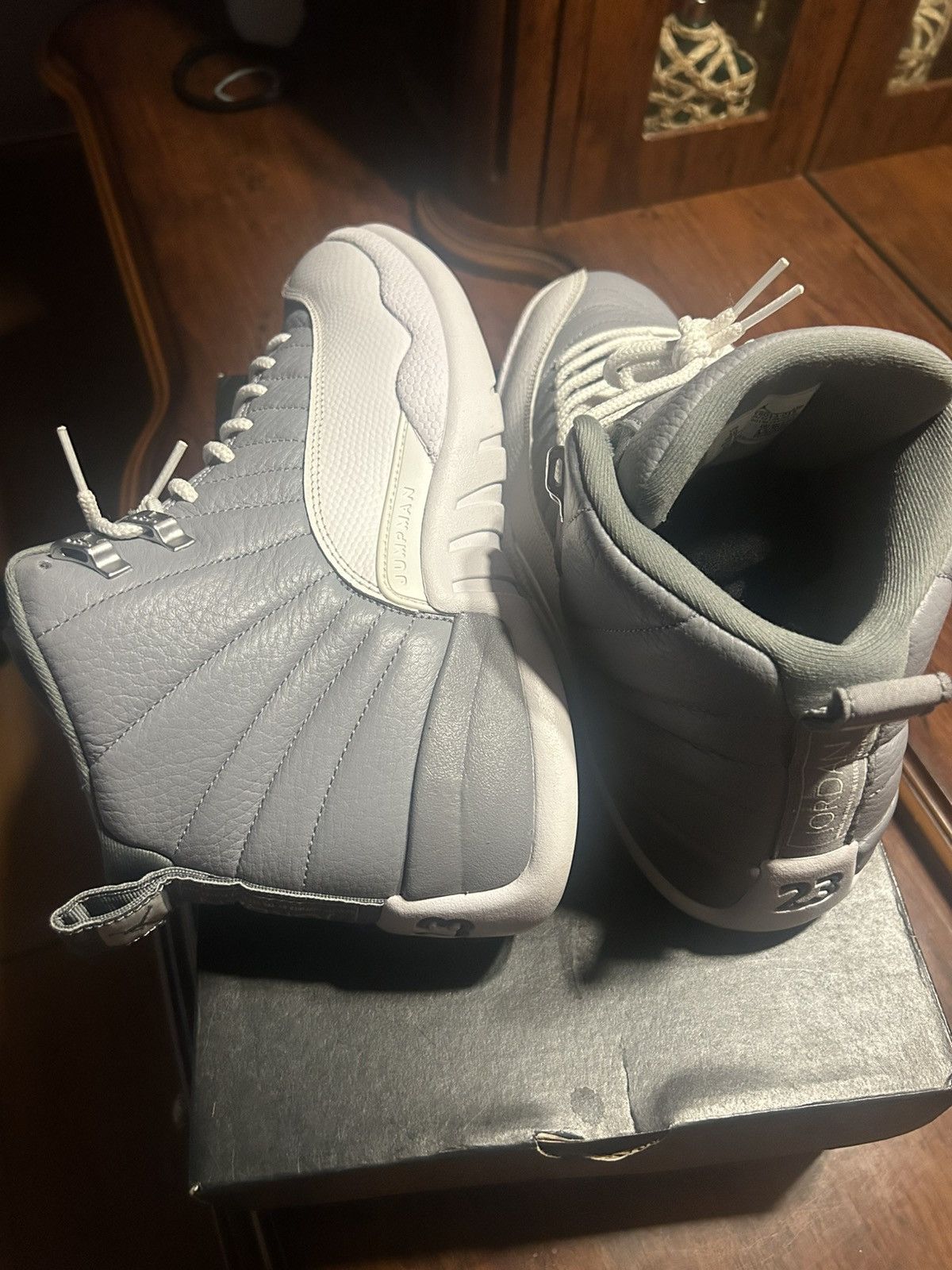 Jordan Brand Air Jordan 12 Retro “Stealth” 2022 👟 ✅ Lightly Worn Size US 10 / EU 43 - 6 Thumbnail