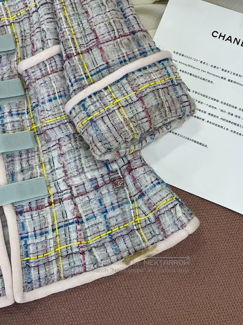 Chanel Chanel Data centre colour braided Velcro jacket Size XS / US 0-2 / IT 36-38 - 3 Thumbnail