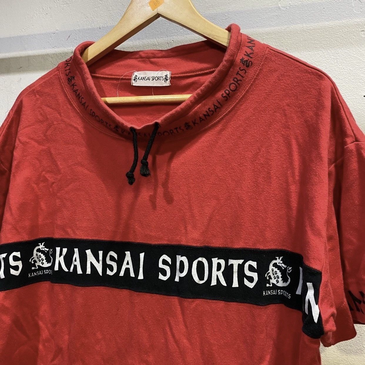 Japanese Brand × Kansai Yamamoto × Vintage KANSAI SPORTS DRAGON JAPANESE BRAND SHORT SLEEVE Size US L / EU 52-54 / 3 - 3 Thumbnail