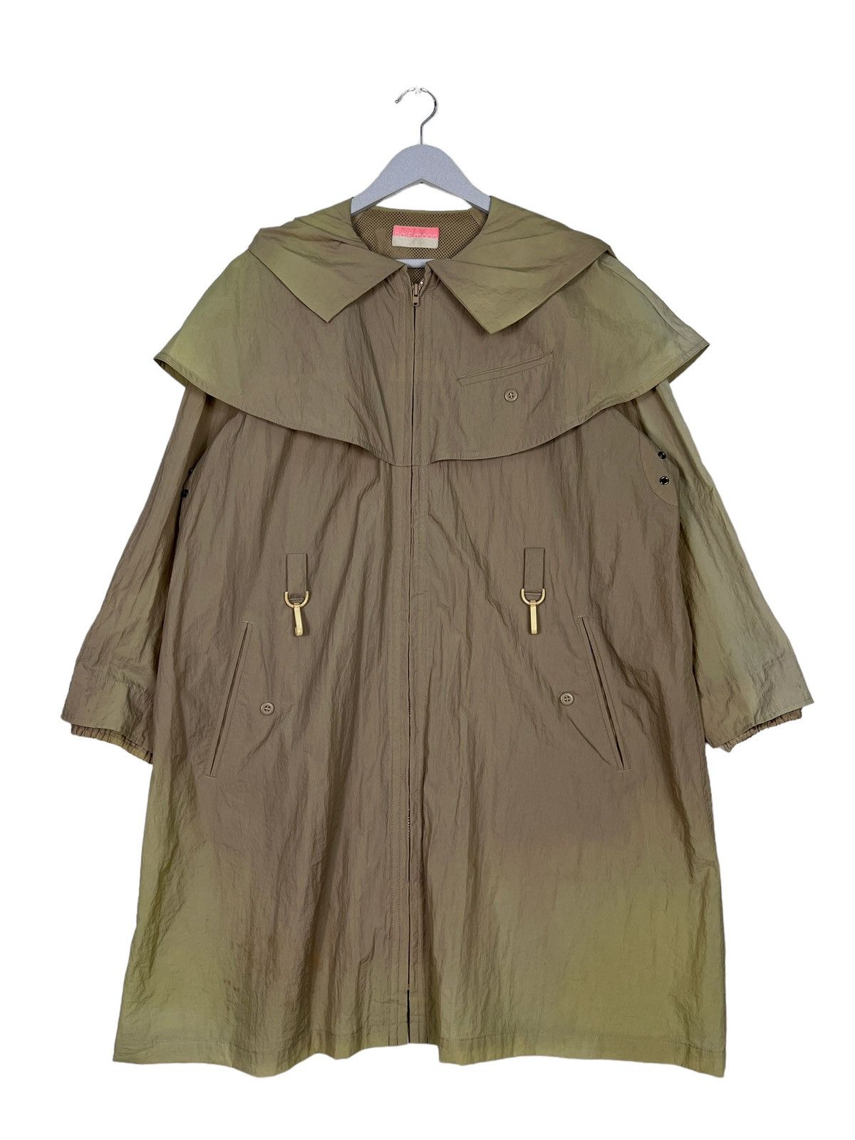 Designer HALF MOON BY TAKEO KIKUCHI NYLON WINDCOAT Size US M / EU 48-50 / 2 - 2 Thumbnail
