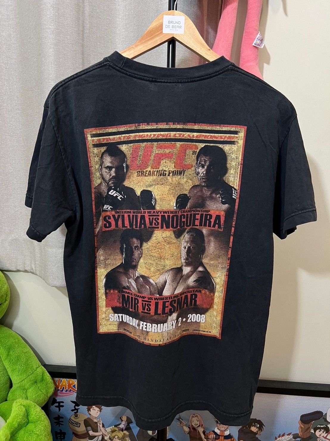 Vintage Vintage UFC Mir vs Lesnar shirt BN Size US M / EU 48-50 / 2 - 4 Thumbnail