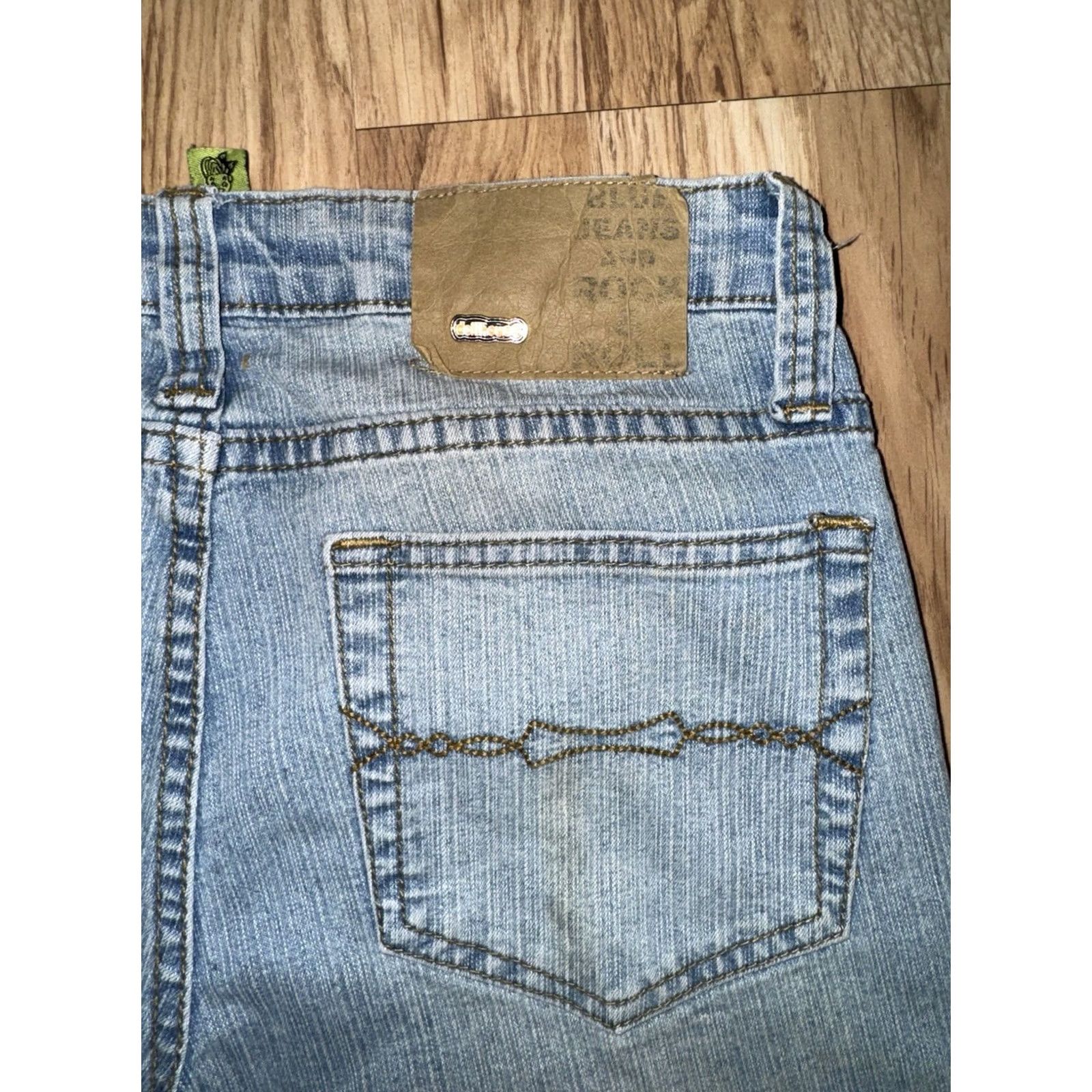 Vintage VINTAGE Y2K Dollhouse Jeans Flared Denim Blue Size 7 Womens Size 28" / US 6 / IT 42 - 6 Thumbnail