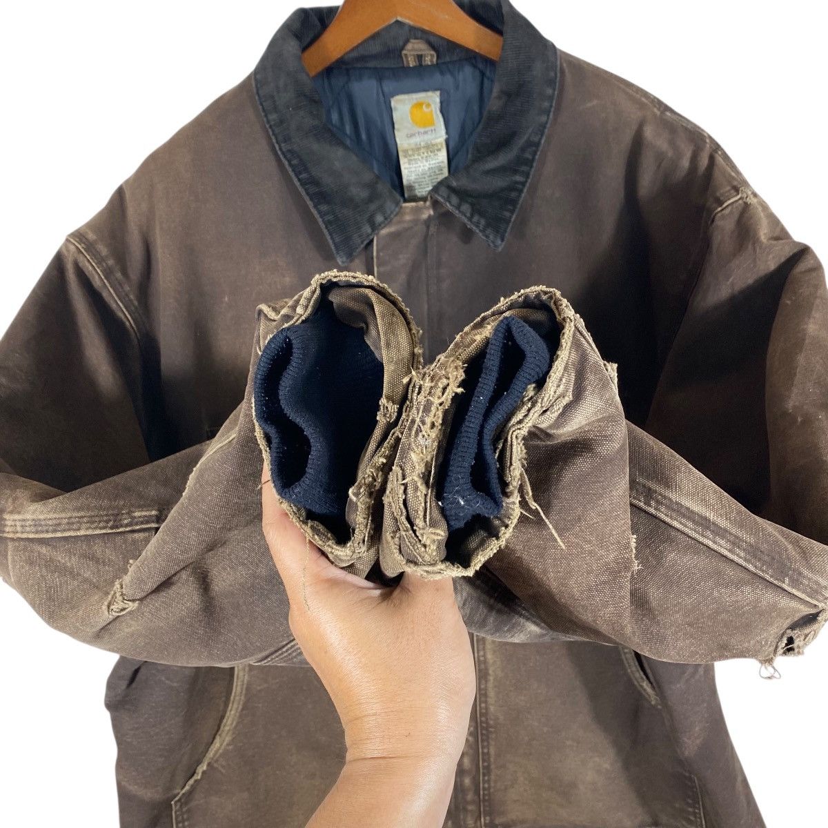 Carhartt Vintage Carhartt C26 DKB Mocha Dual Zip Quilted Workwear Size US XL / EU 56 / 4 - 8 Thumbnail