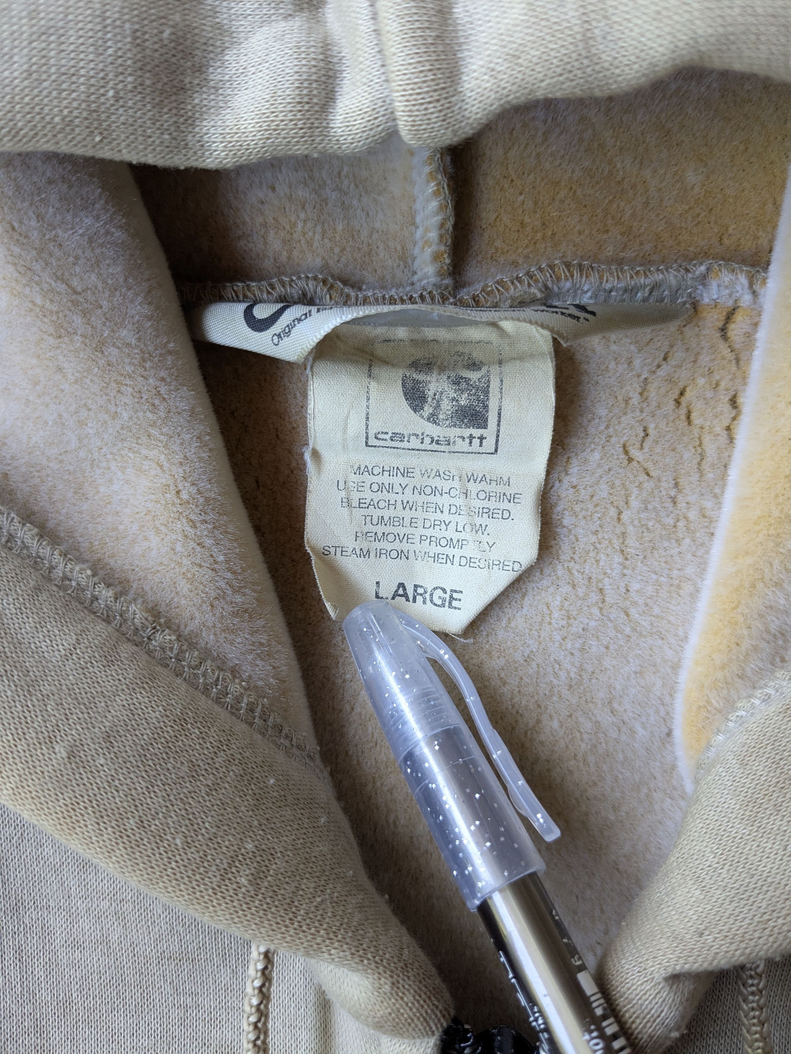 Carhartt Carhartt nude hoodie Size US L / EU 52-54 / 3 - 4 Thumbnail