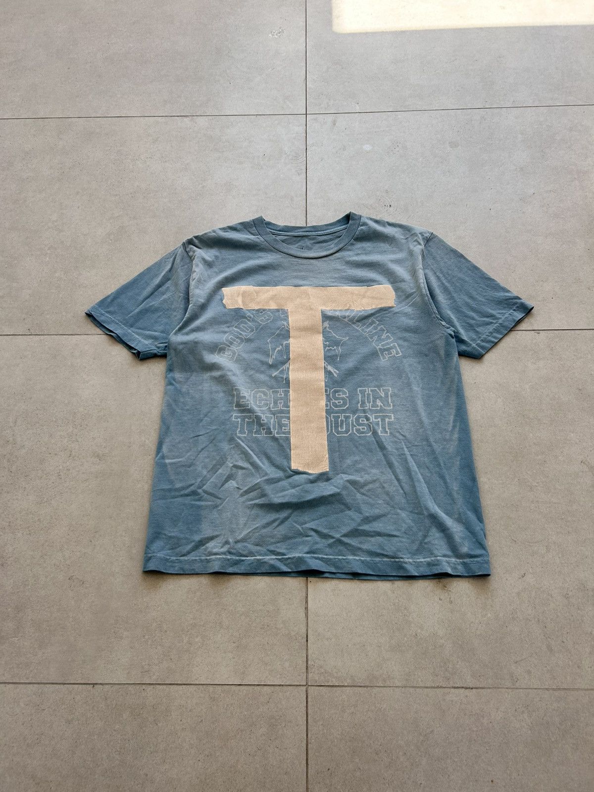 Travis Scott Travis Scott Coachella 2025 Ttape Light Blue Shirt Size US L / EU 52-54 / 3 - 1 Thumbnail