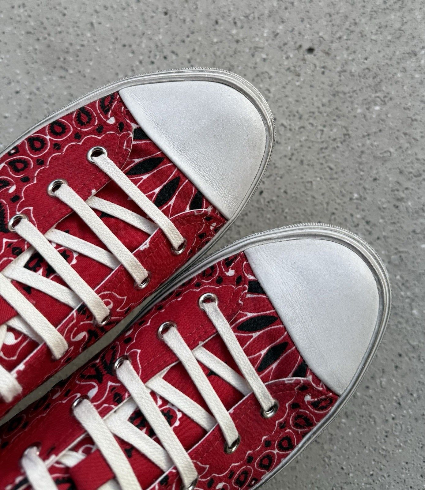 Saint Laurent Paris Saint Laurent Canvas Bedford Bandana Mens High Top Sneakers Size US 9 / EU 42 - 13 Thumbnail
