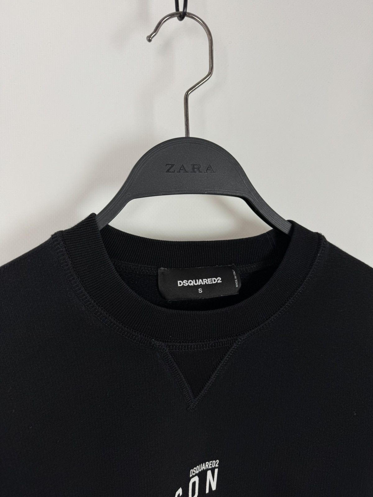 Dsquared2 Dsquared2 ICON Black Sweatshirt Made in Italy Size US S / EU 44-46 / 1 - 4 Thumbnail
