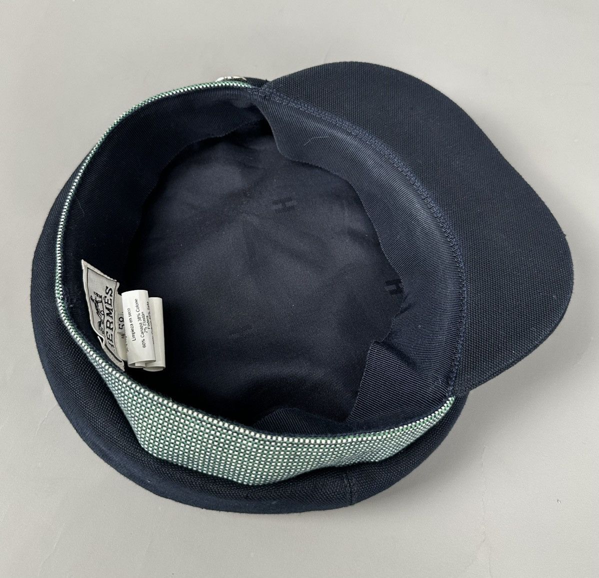Hermes Hermes - 2010 Cavalle Casquette Hat - Logo on Buttons - Navy Size ONE SIZE - 9 Thumbnail