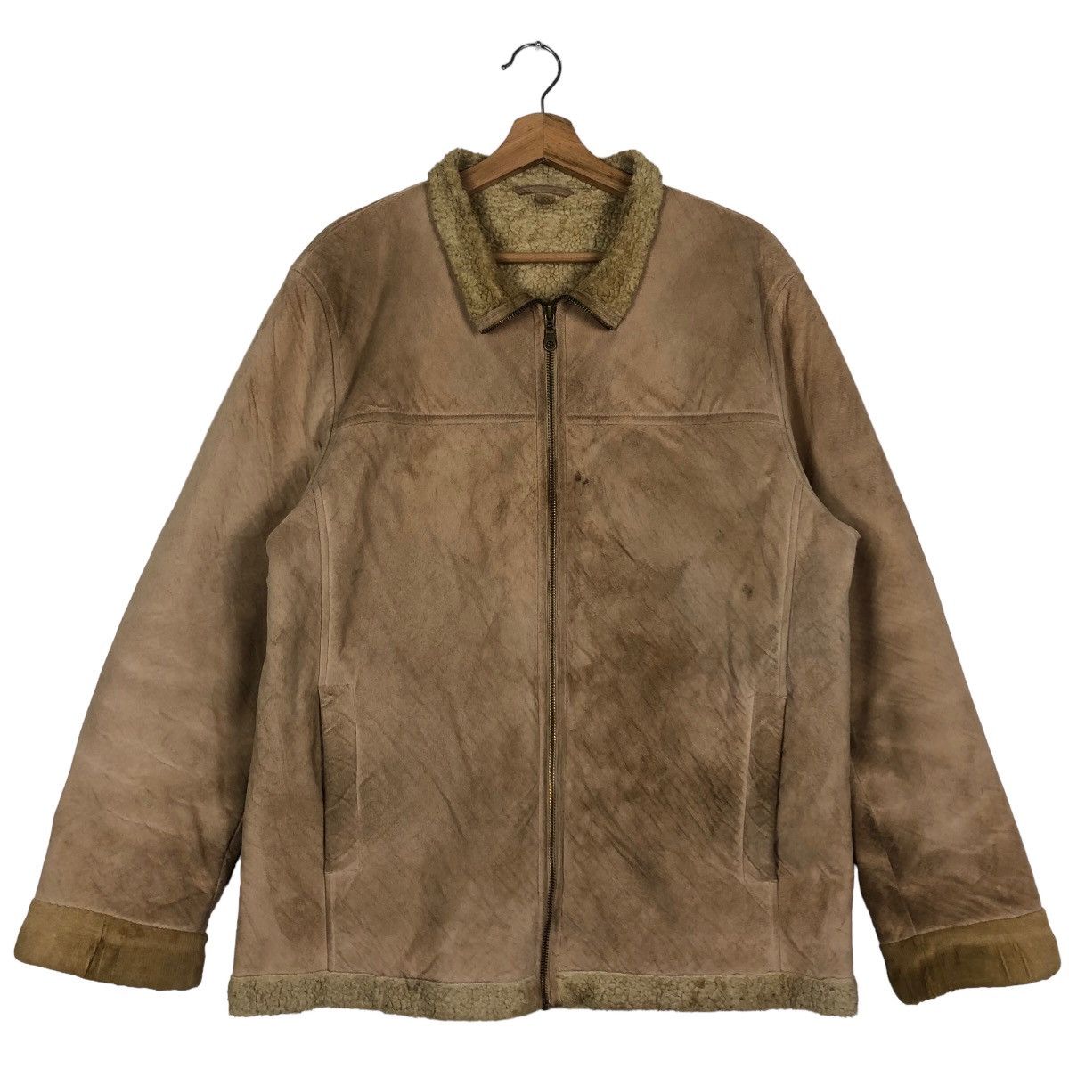 Japanese Brand 🔥90’s Vintage Moleskin Leather Mink Fur Lining Uniqlo Japan Size US L / EU 52-54 / 3 - 2 Thumbnail