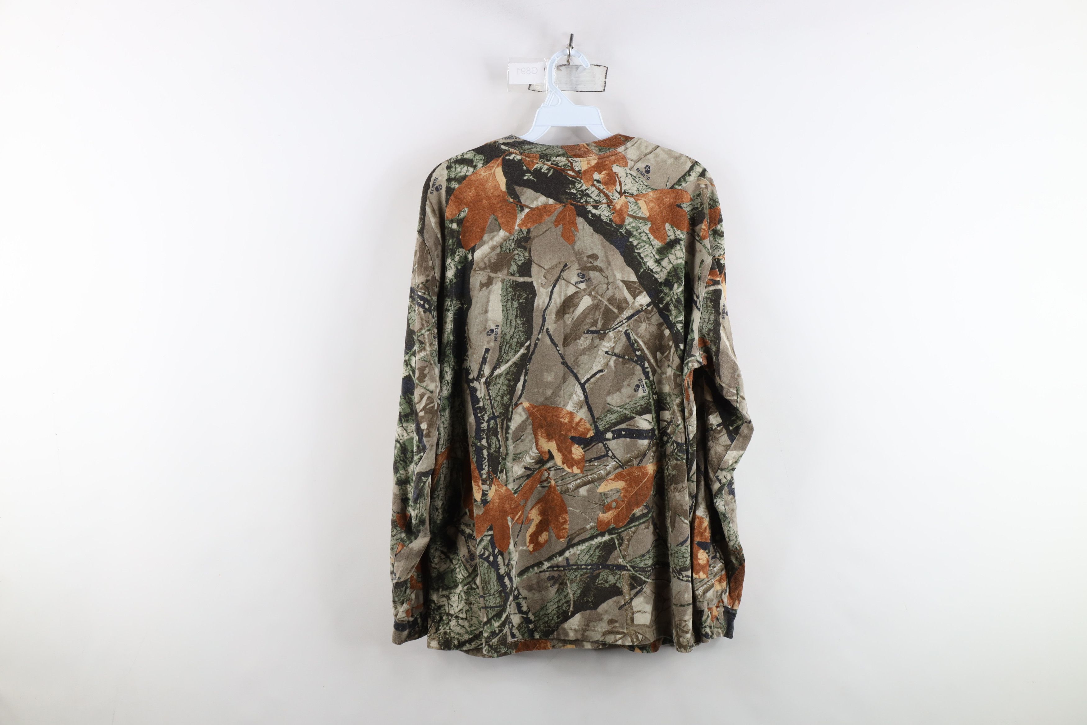 Vintage Vintage Y2K Streetwear Camouflage Long Sleeve Pocket T-Shirt Size US L / EU 52-54 / 3 - 8 Thumbnail