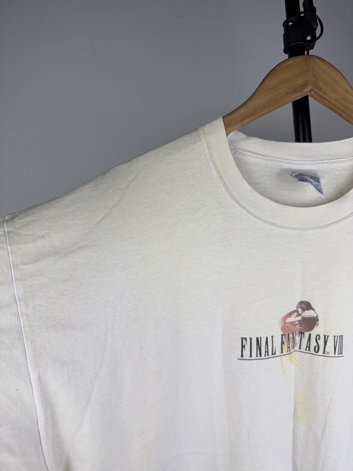 Vintage Vintage 90s Final Fantasy VIII FF8 T Shirt White Size XL Size US XL / EU 56 / 4 - 7 Thumbnail