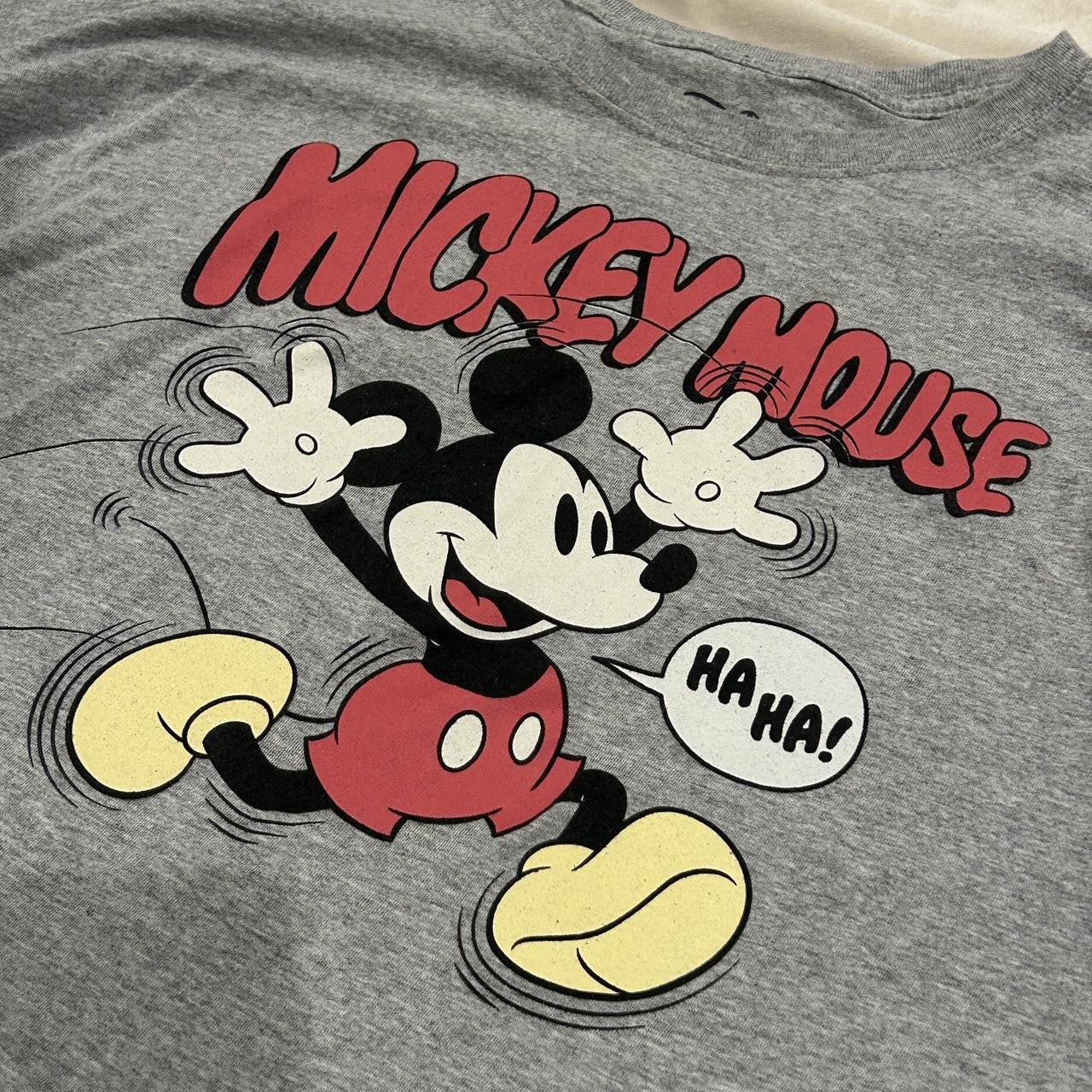 Disney Vintage Grey Disney Mickey Mouse cotton tee Size US XXL / EU 58 / 5 - 2 Thumbnail