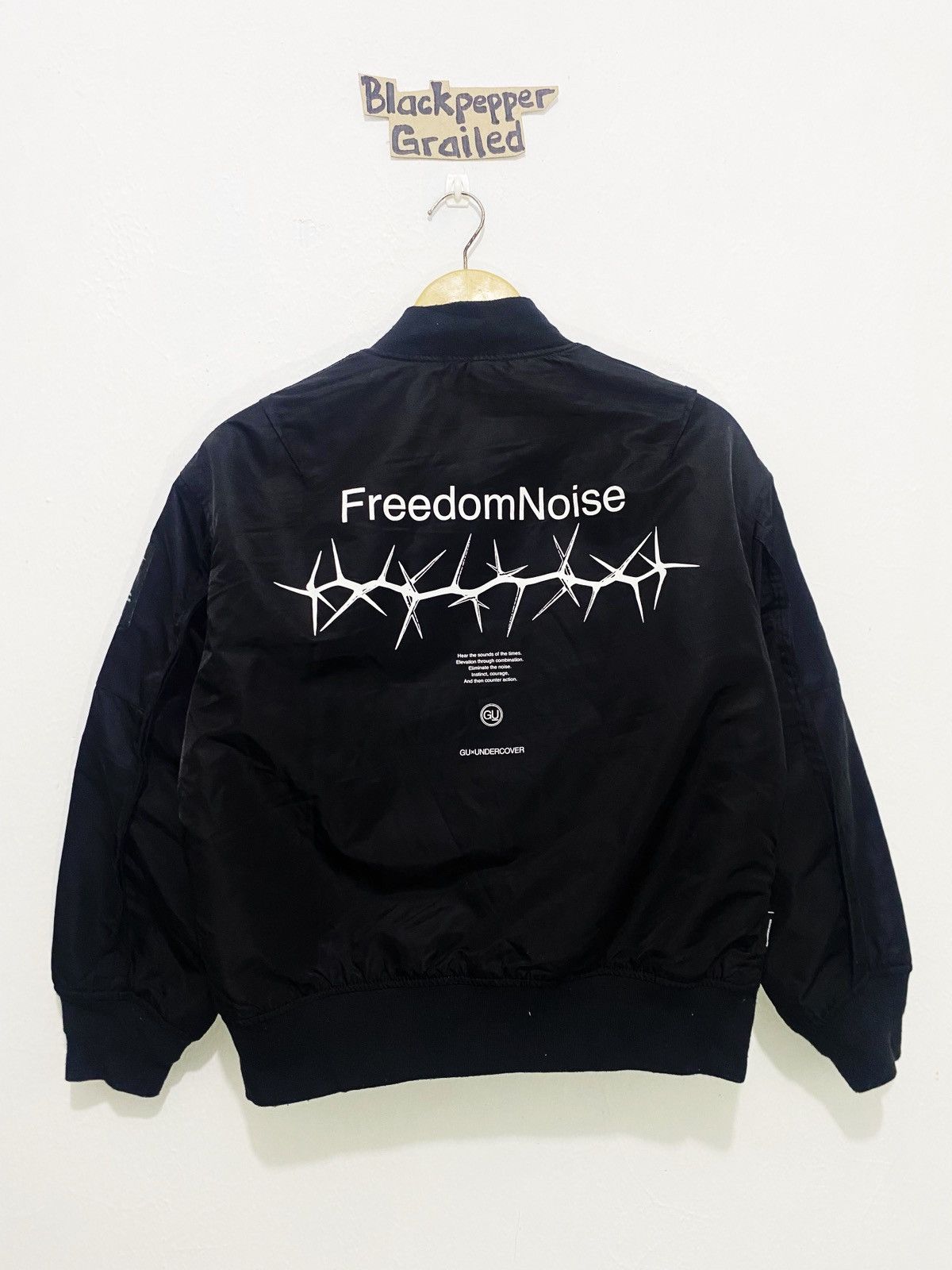 GU×UNDERCOVER FreedomNoise MA-1ジャケット L Undercover GU X UNDERCOVER BOMBER JACKET | Grailed