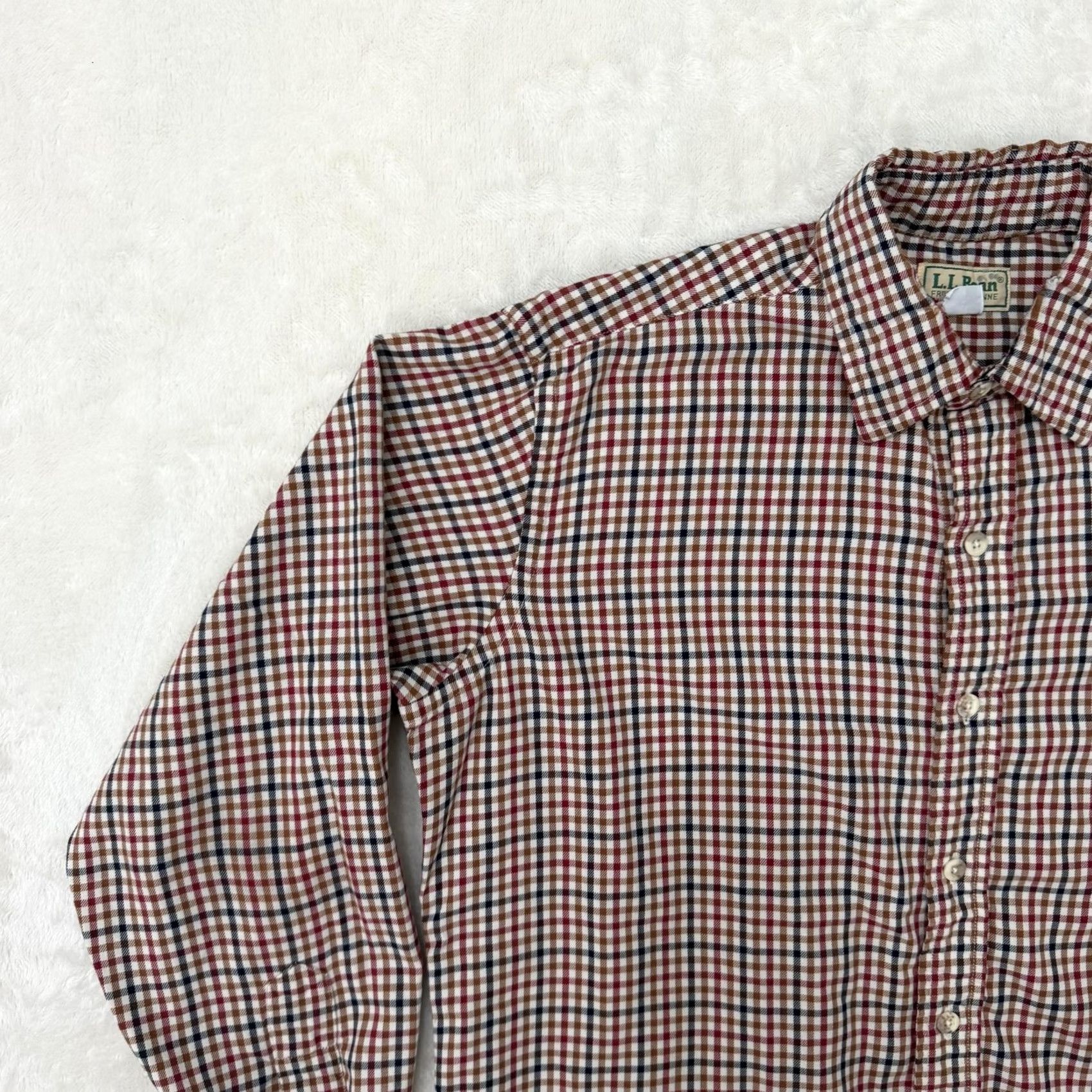 Vintage VINTAGE LL Bean Shirt Mens M Red Check Cotton Button Up Made In USA Size US M / EU 48-50 / 2 - 5 Thumbnail
