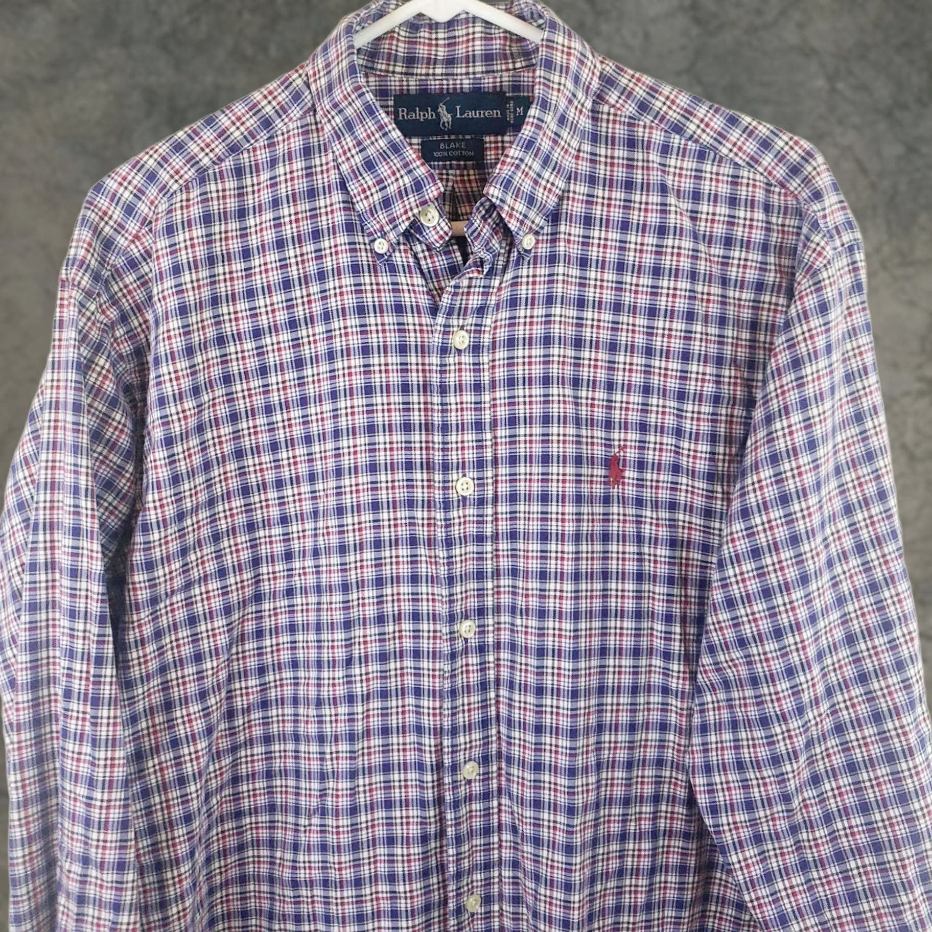 Ralph Lauren Ralph Lauren Blake Button-Down Shirt Medium Plaid Classic Preppy Heritage Men's Casual Business Travel Shirt Size US M / EU 48-50 / 2 - 1 Thumbnail